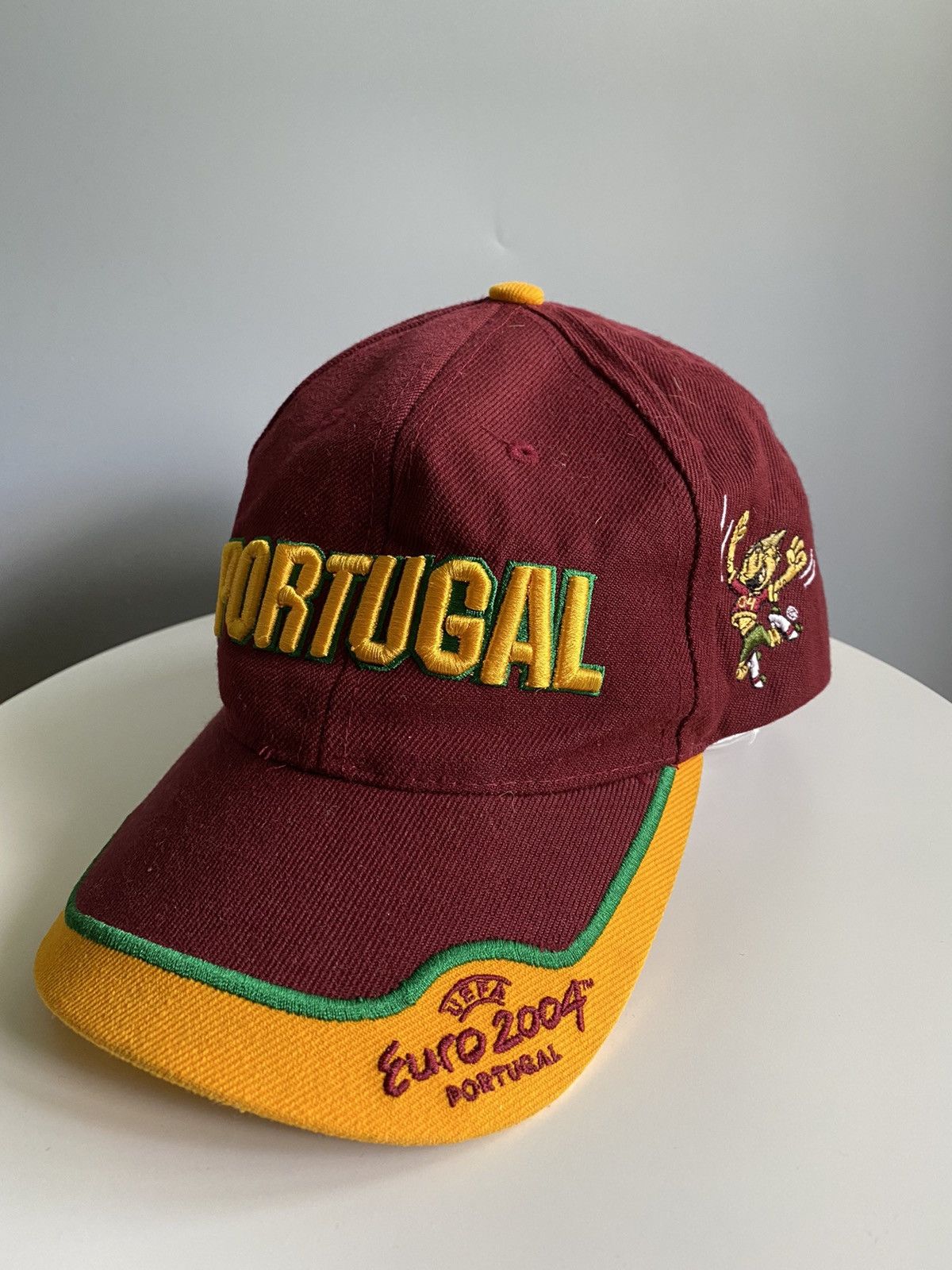 UEFA × Vintage Vintage Euro 2004 National Team Portugal Cap Hat Size ONE SIZE - 1 Thumbnail