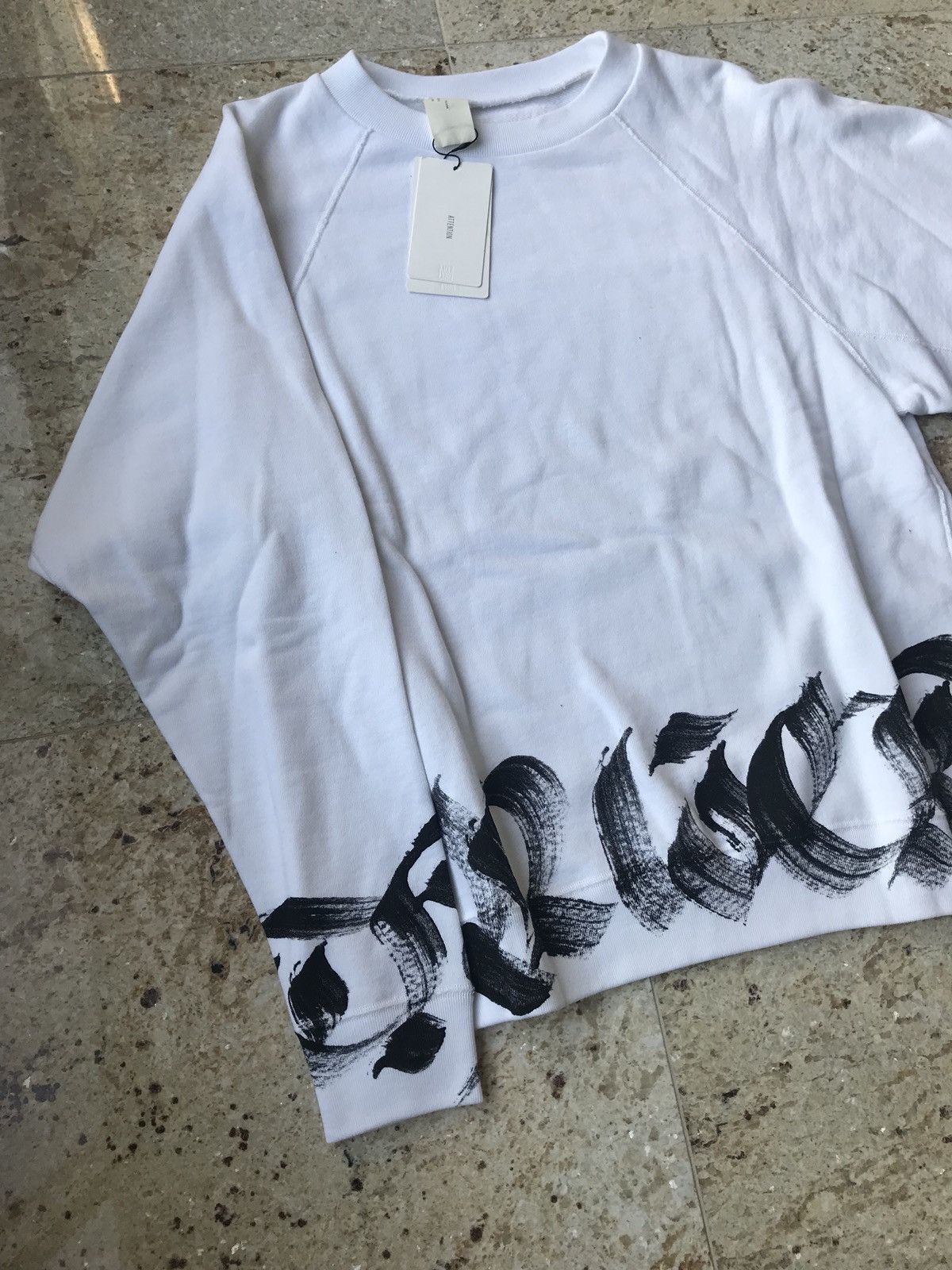 N.Hoolywood 161-CS03 Crewneck With Graphic in White Size US S / EU 44-46 / 1 - 2 Thumbnail