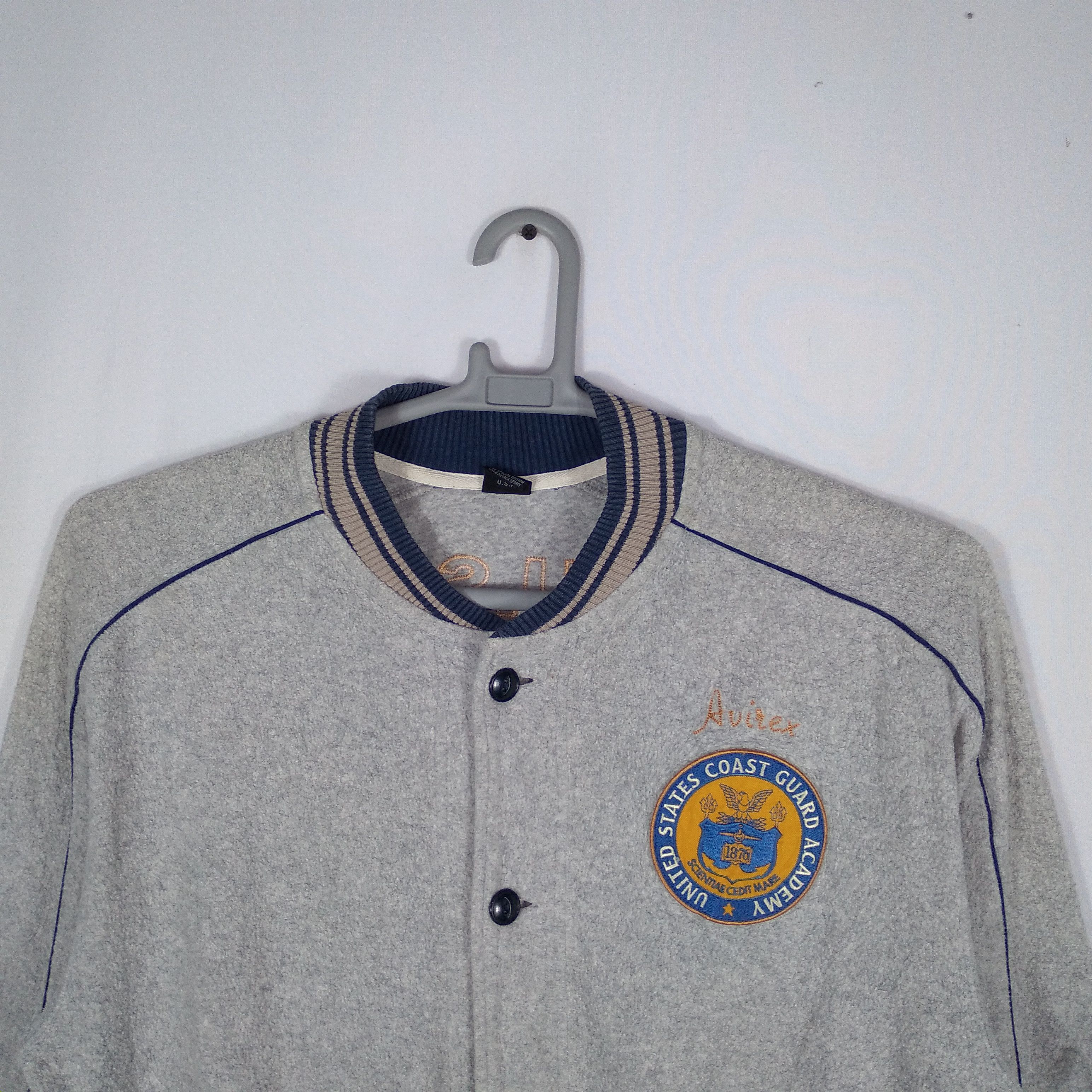 Avirex × Vintage 🔥Rare🔥Avirex USA Coast Academy Varsity Snap Buttons Jacket Size US M / EU 48-50 / 2 - 2 Thumbnail