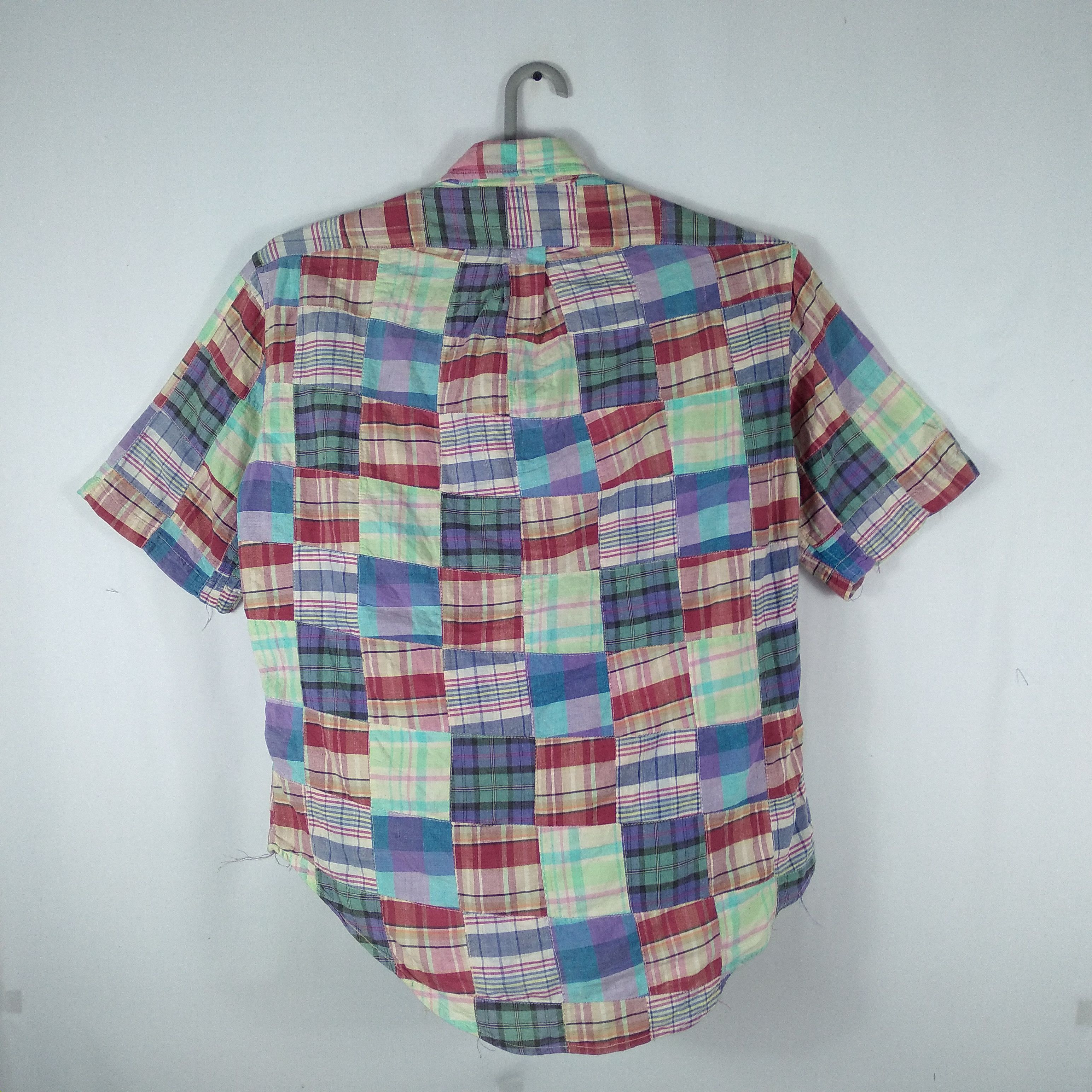 Vintage Vintage Italian Gaudente Colourful Patchwork Style Shirts Size US L / EU 52-54 / 3 - 5 Thumbnail