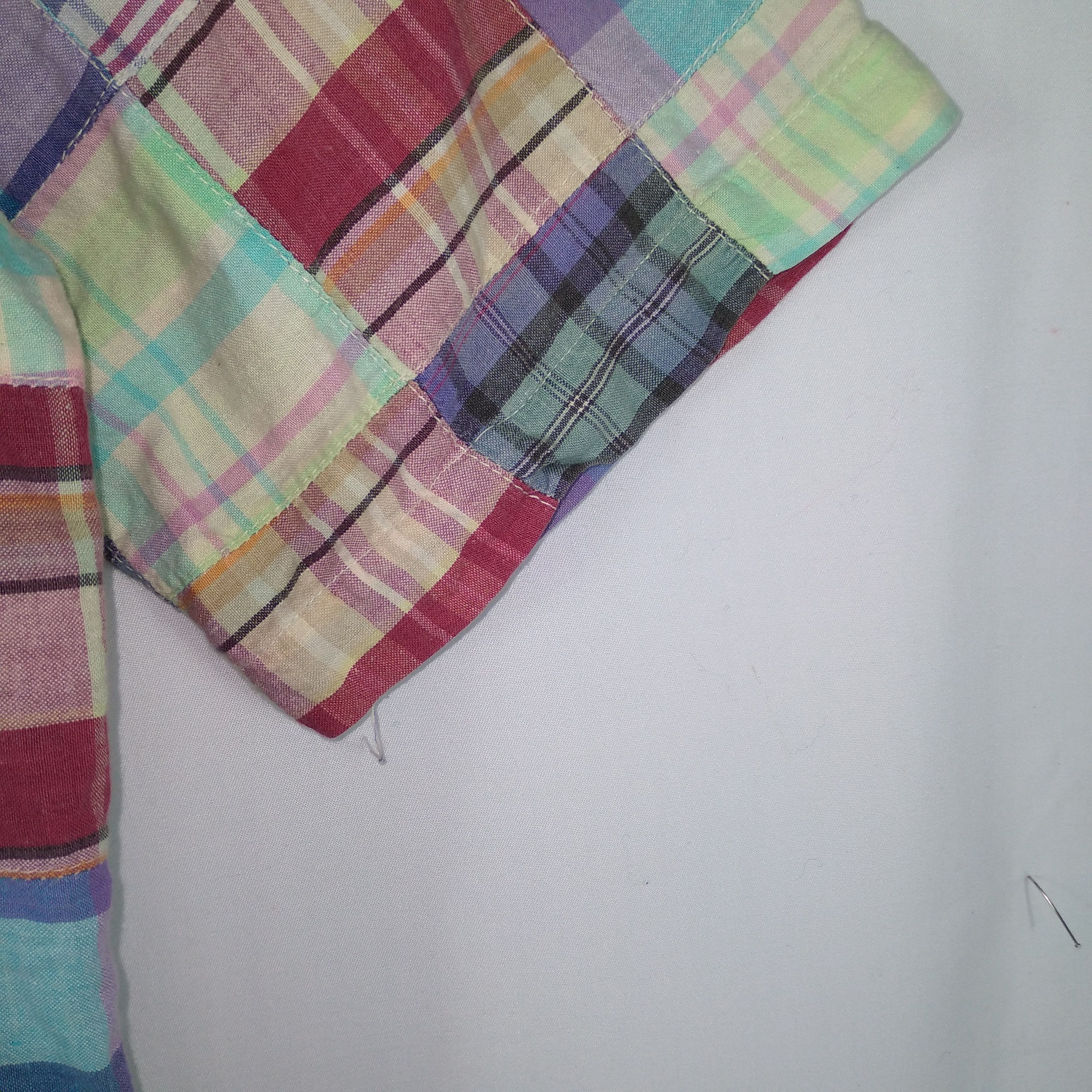 Vintage Vintage Italian Gaudente Colourful Patchwork Style Shirts Size US L / EU 52-54 / 3 - 6 Thumbnail
