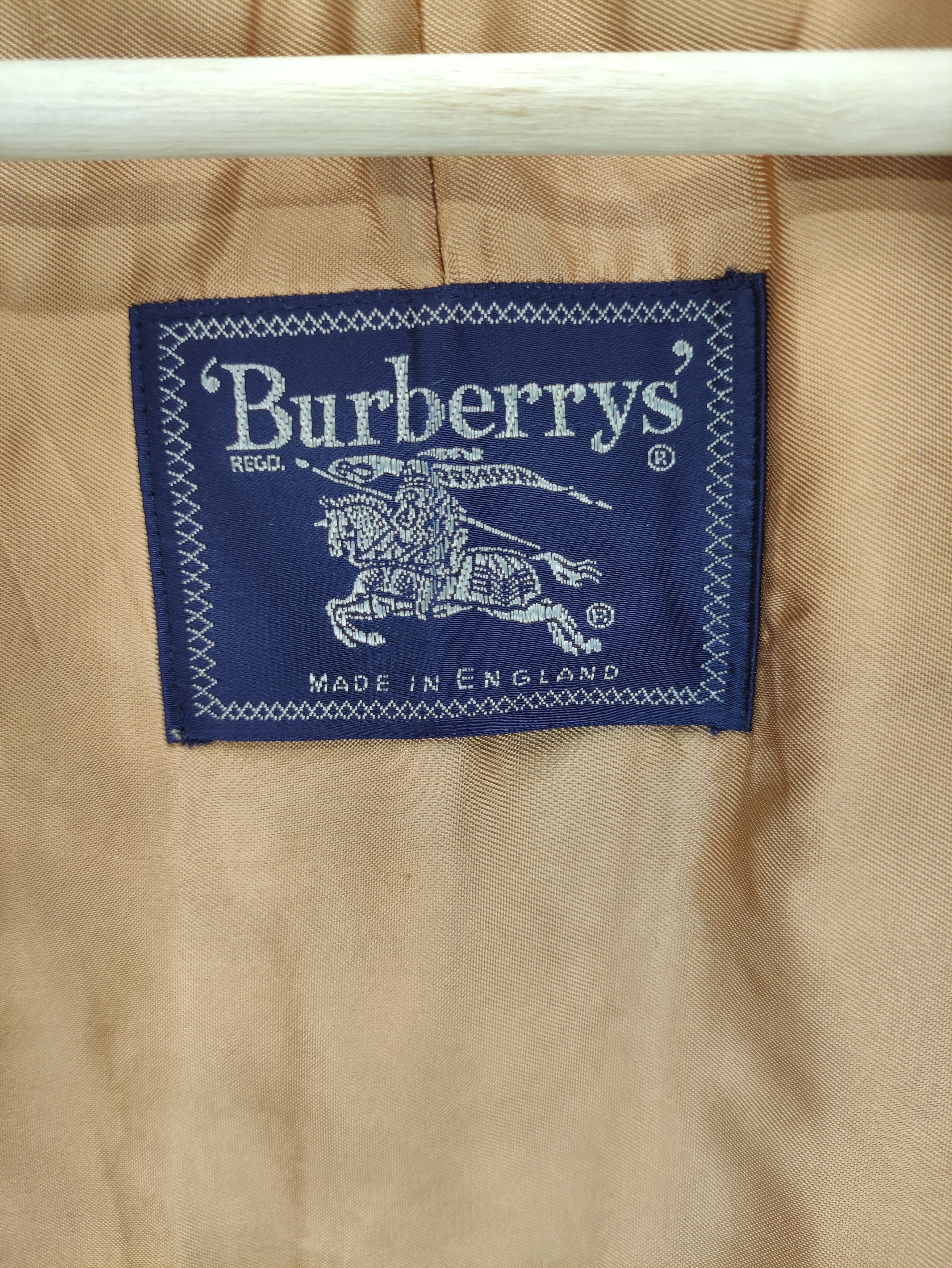 Burberry Vintage Burberrys Trench Coat Jacket Size US XL / EU 56 / 4 - 5 Thumbnail
