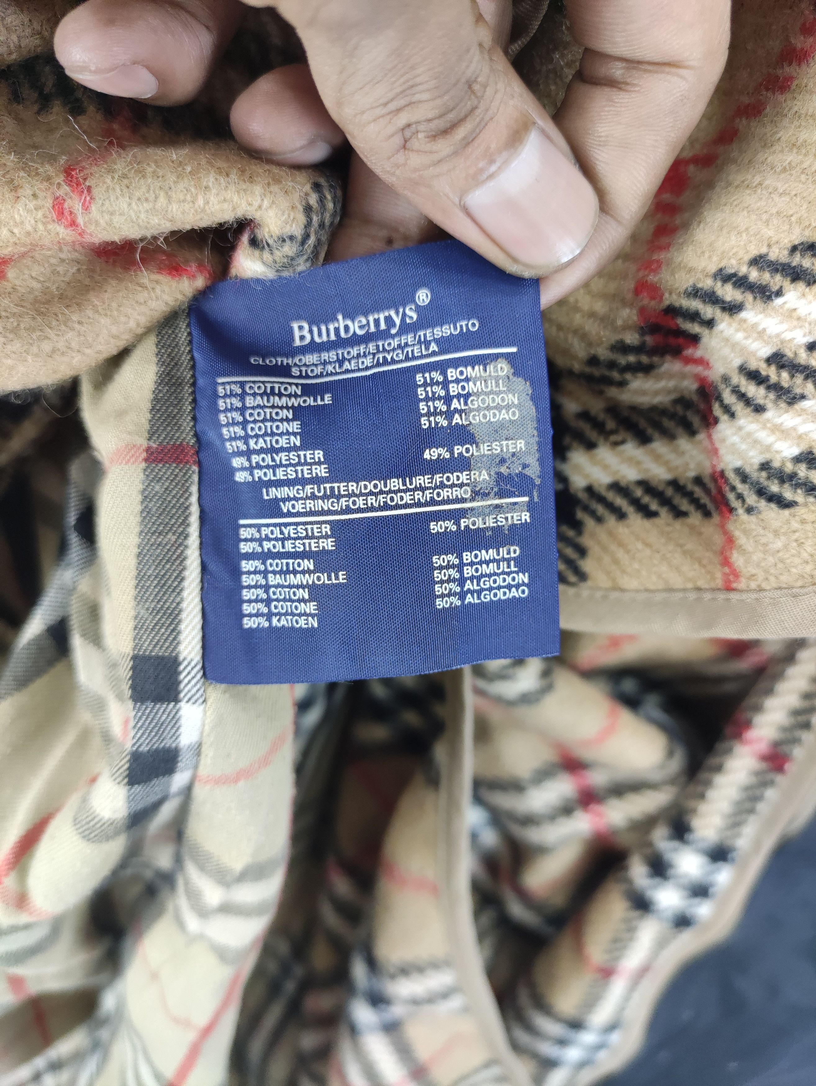 Burberry Vintage Burberrys Trench Coat Jacket Size US XL / EU 56 / 4 - 8 Thumbnail