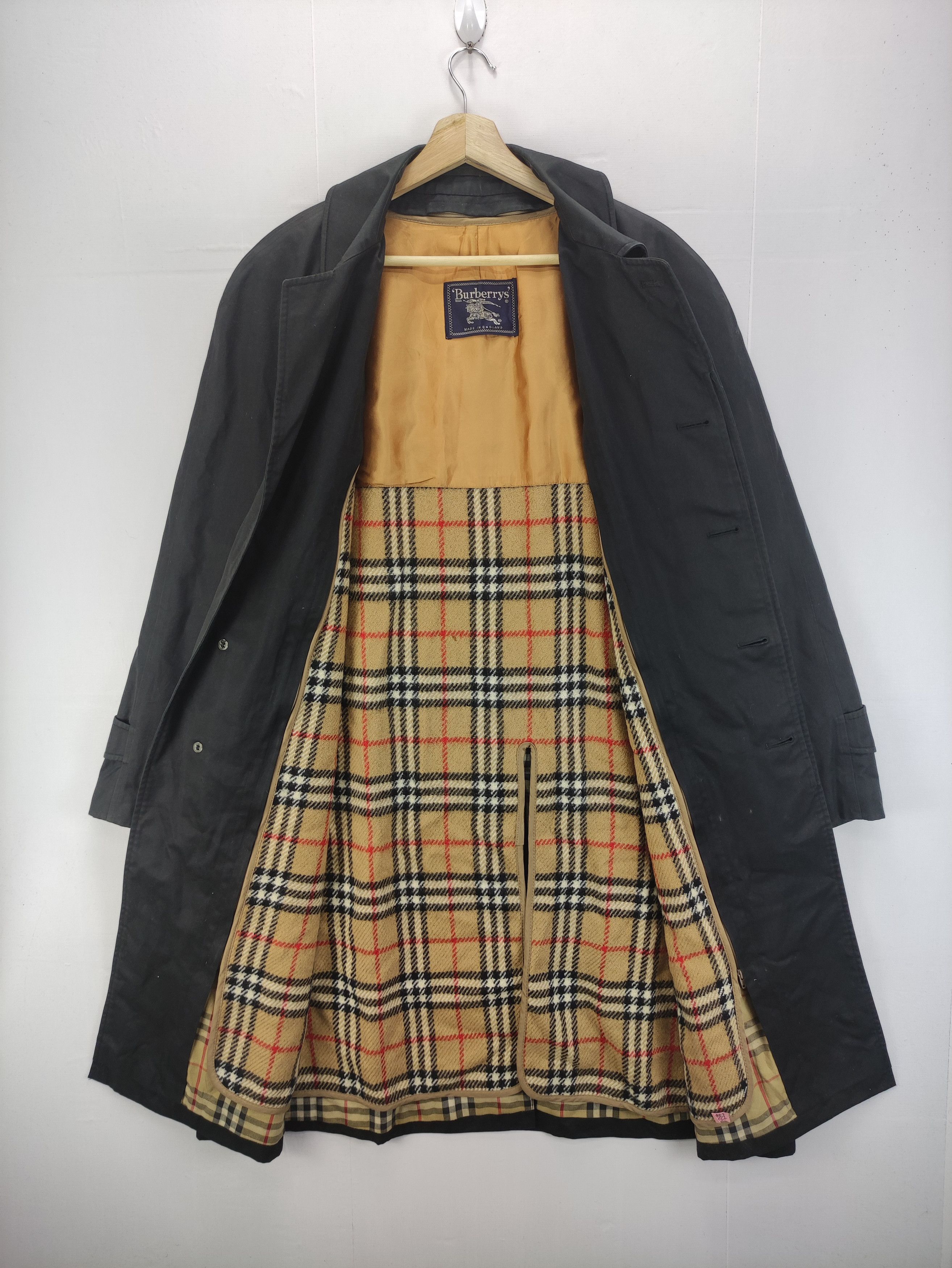 Burberry Vintage Burberrys Trench Coat Jacket Size US XL / EU 56 / 4 - 3 Thumbnail