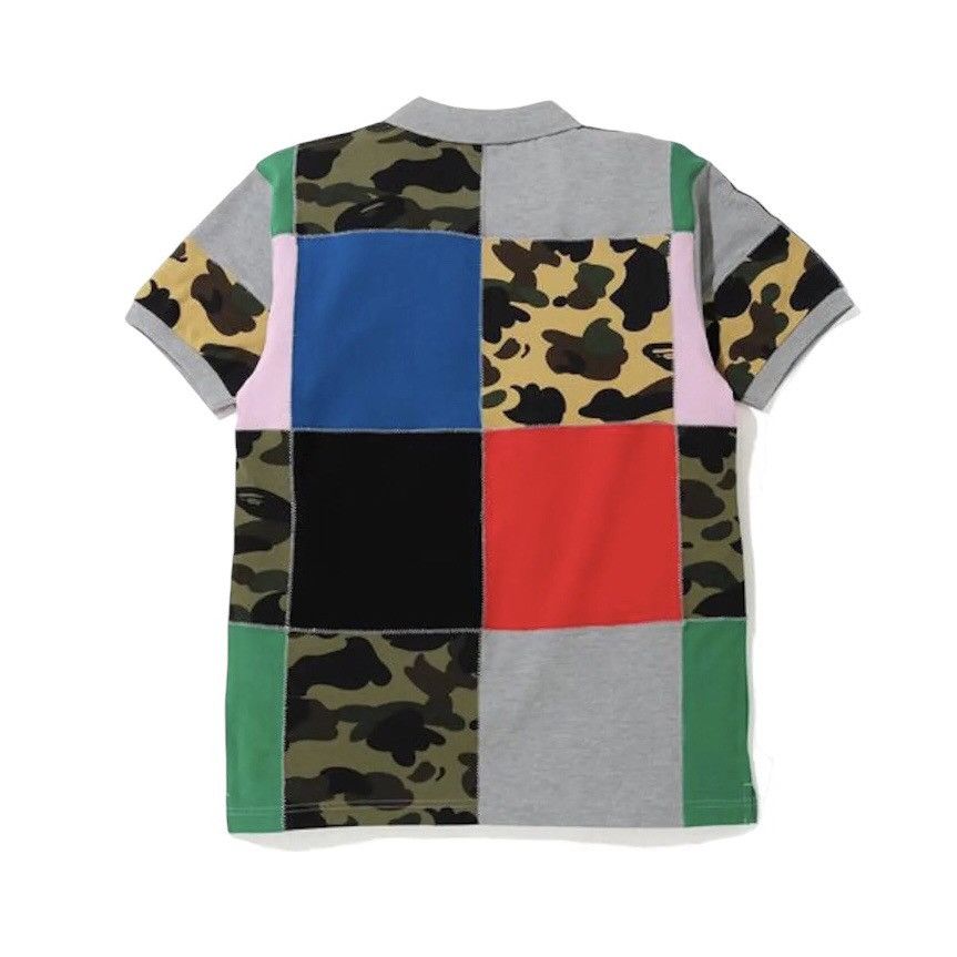 Bape Patchwork Polo Size US L / EU 52-54 / 3 - 2 Thumbnail