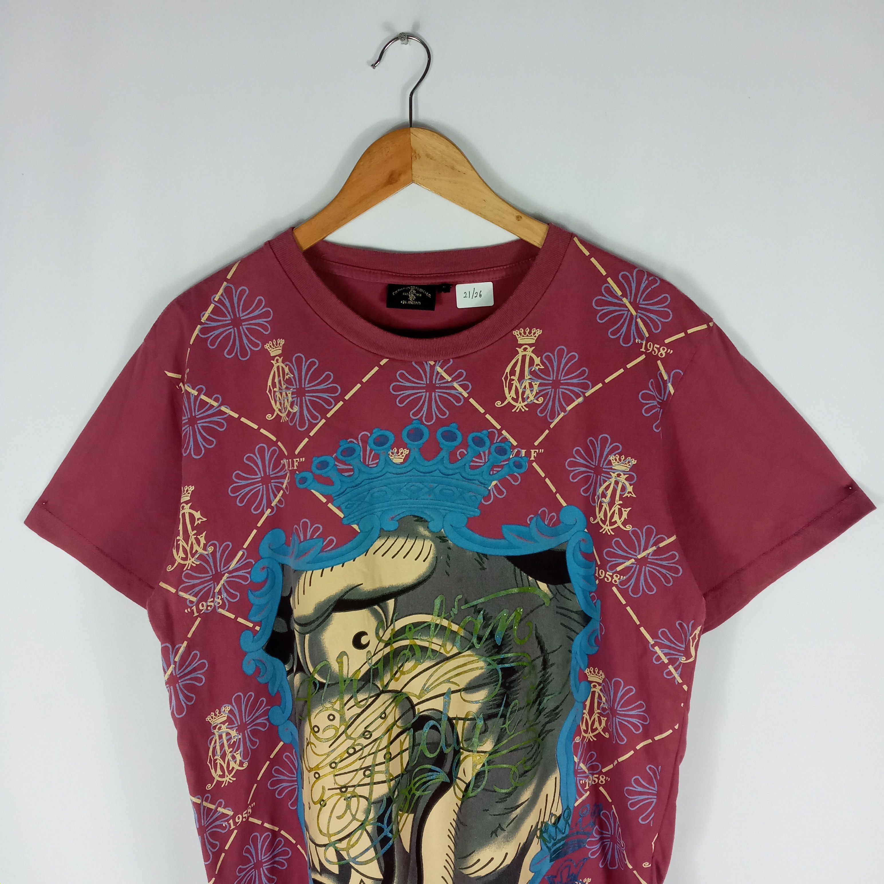 Christian Audigier × Designer × Ed Hardy Christian Audigier Ed Hardy Tiger Big Print Tee Size US M / EU 48-50 / 2 - 3 Thumbnail