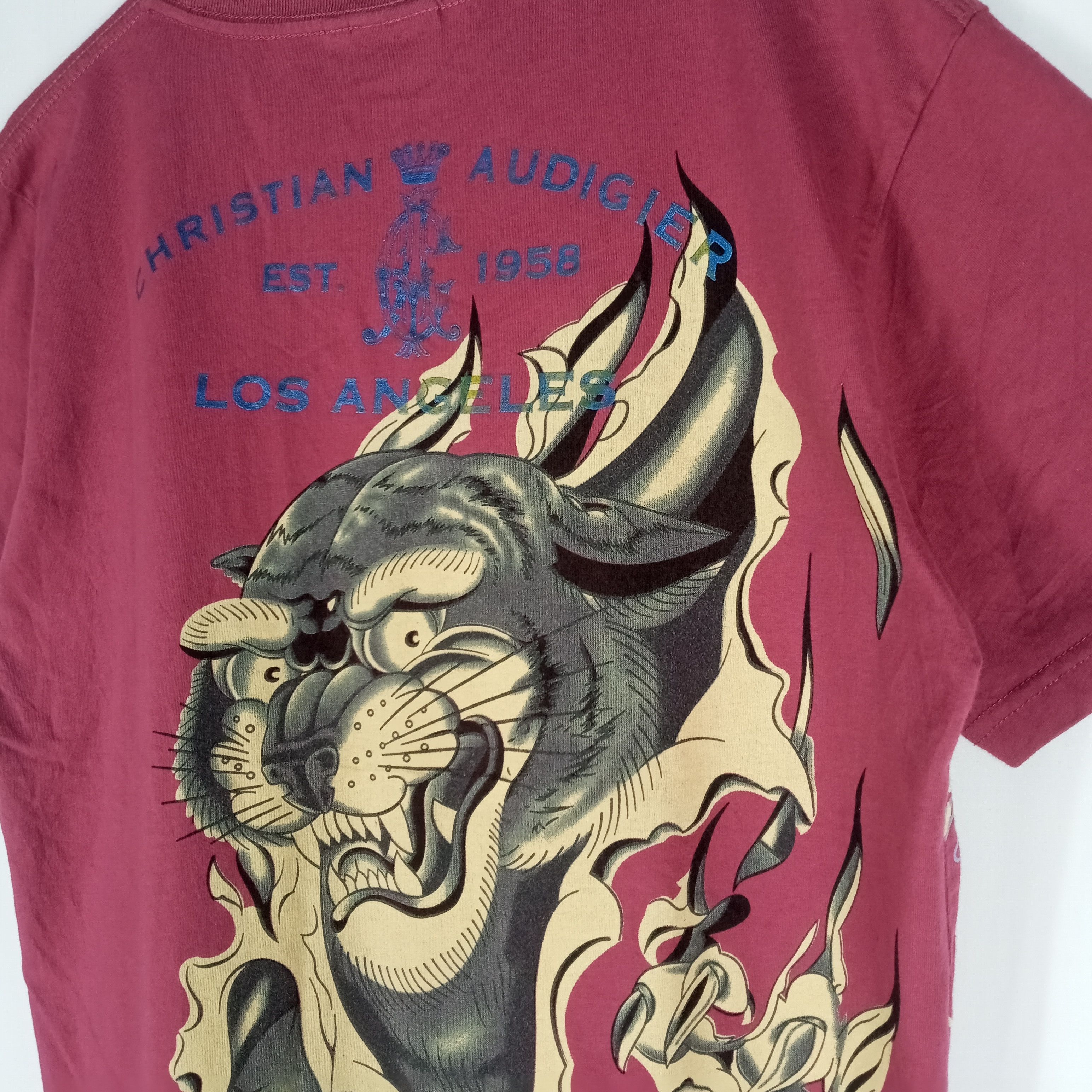 Christian Audigier × Designer × Ed Hardy Christian Audigier Ed Hardy Tiger Big Print Tee Size US M / EU 48-50 / 2 - 7 Thumbnail