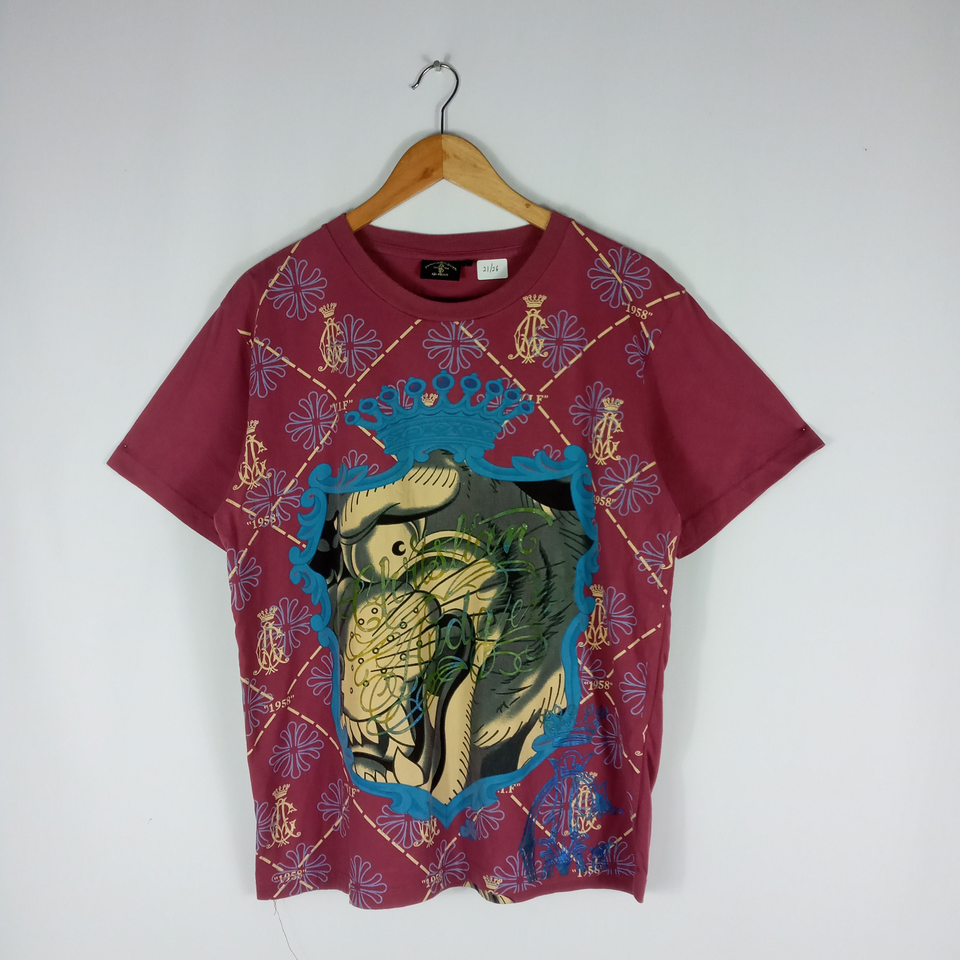 Christian Audigier × Designer × Ed Hardy Christian Audigier Ed Hardy Tiger Big Print Tee Size US M / EU 48-50 / 2 - 1 Thumbnail