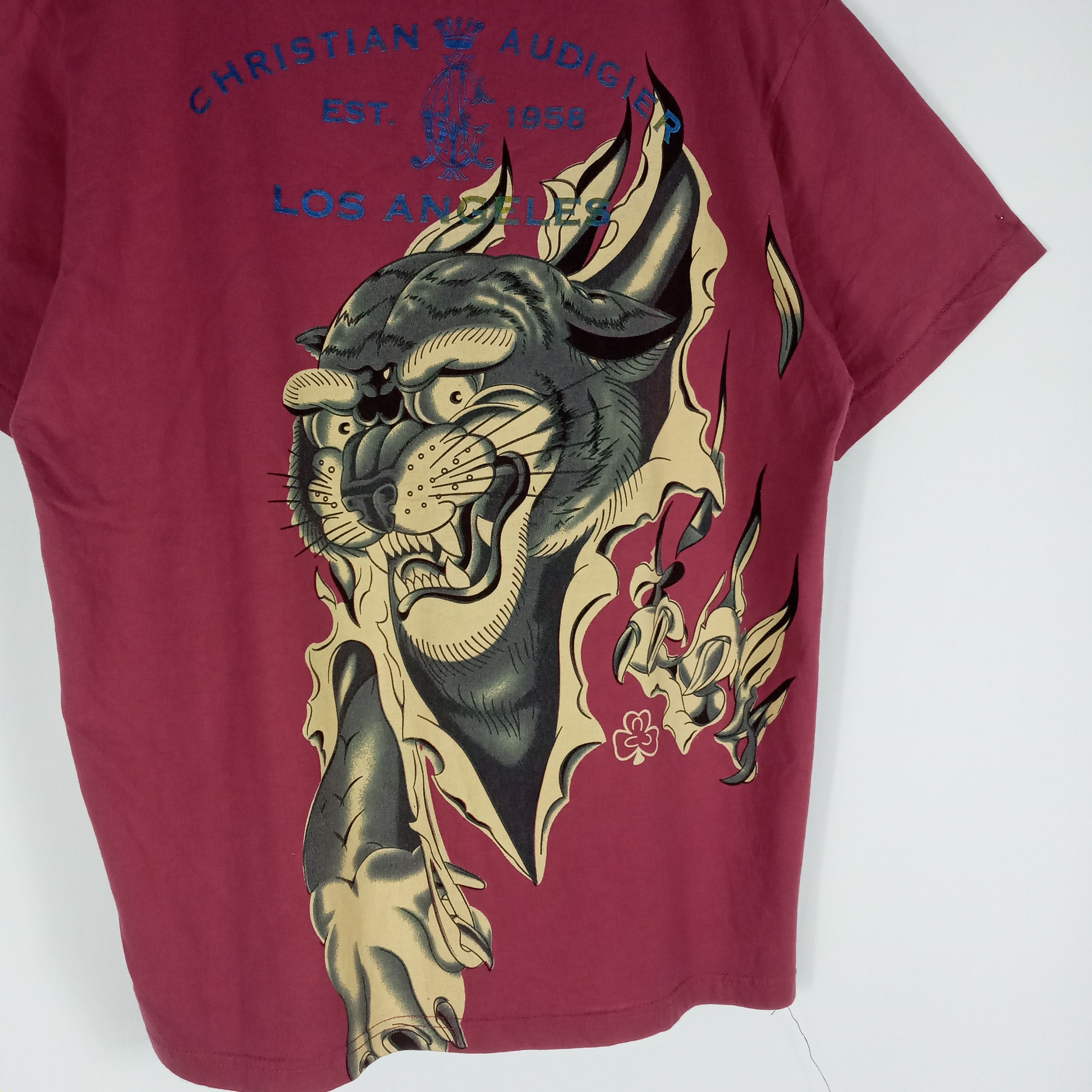 Christian Audigier × Designer × Ed Hardy Christian Audigier Ed Hardy Tiger Big Print Tee Size US M / EU 48-50 / 2 - 6 Thumbnail
