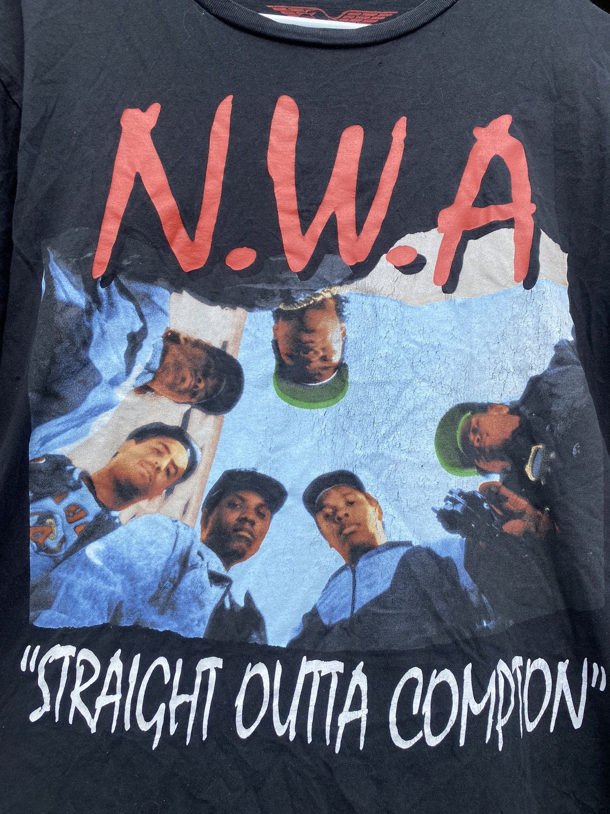 Rap Tees N.W.A Straight Outta Compton vintage album logo tee t-shirt Size US L / EU 52-54 / 3 - 4 Thumbnail