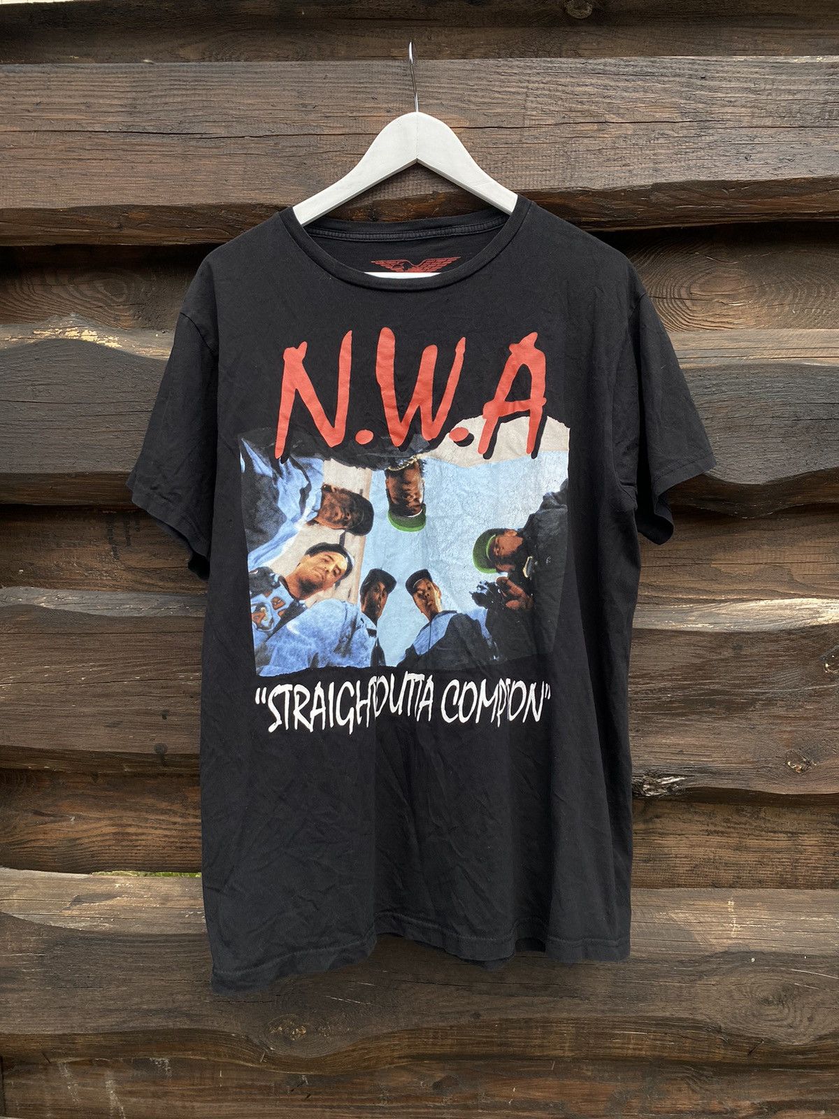 Rap Tees N.W.A Straight Outta Compton vintage album logo tee t-shirt Size US L / EU 52-54 / 3 - 1 Thumbnail