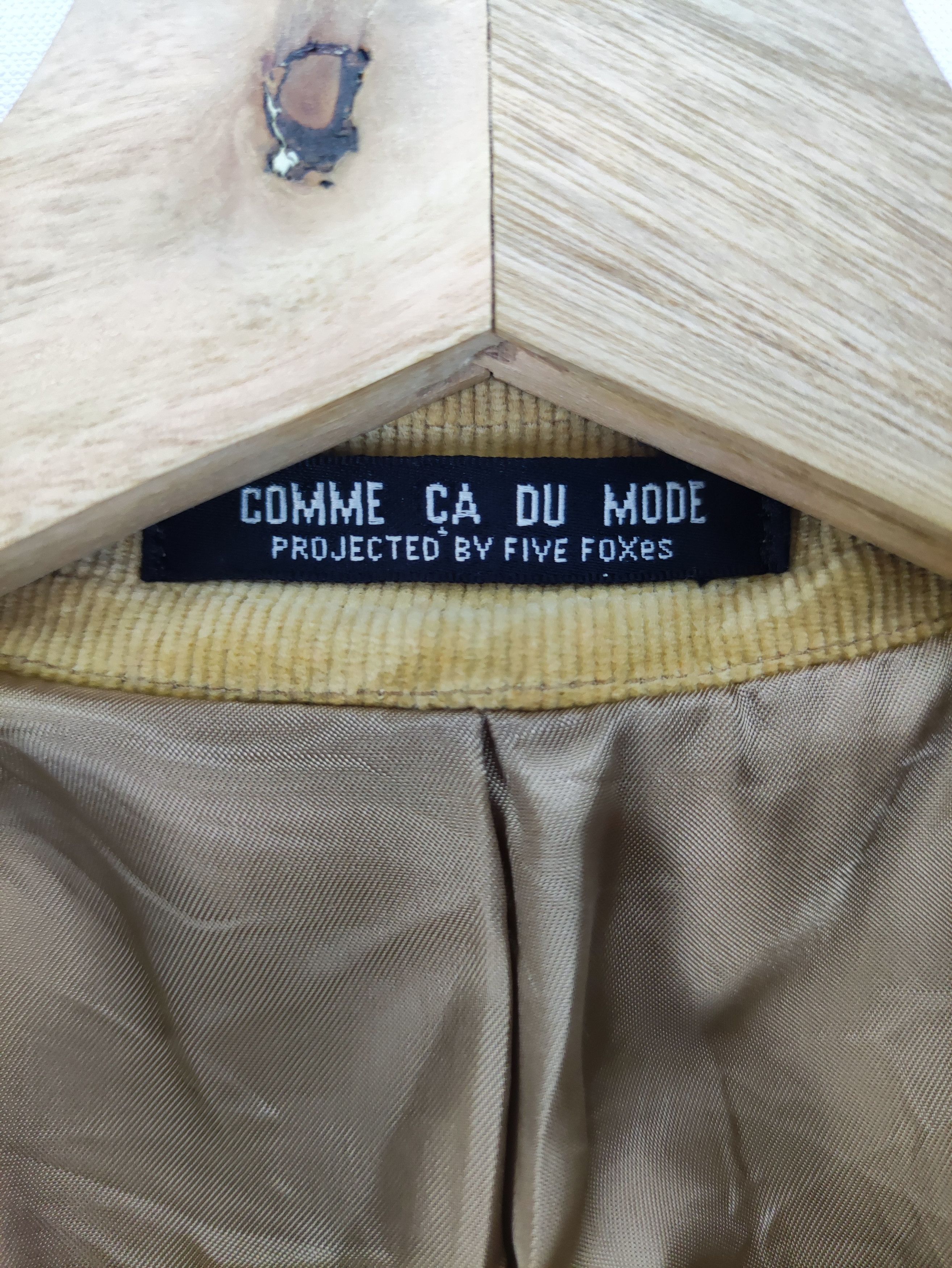 Comme Ca Ism Vintage Comme Ca Du Mode Corduroy Trench Coat Size US S / EU 44-46 / 1 - 4 Thumbnail
