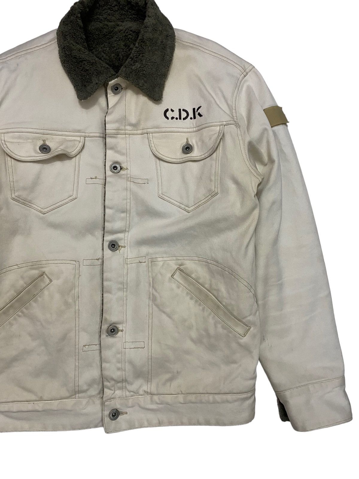 Japanese Brand × Vintage Vintage Trashed Workwear Jacket Size US M / EU 48-50 / 2 - 3 Thumbnail