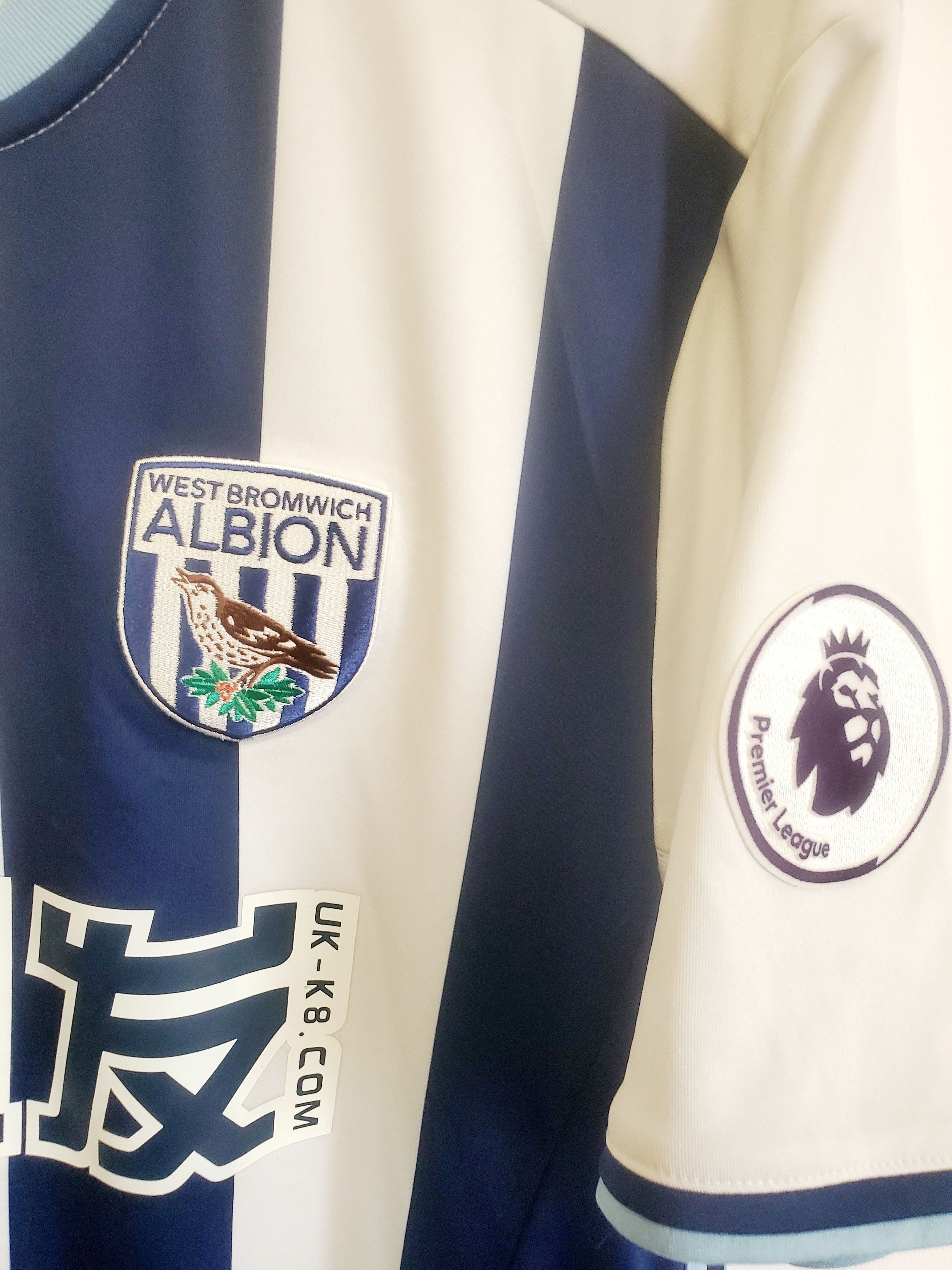 Other West Bromwich Albion 2016/2017 Home Kit Football Jersey Size US L / EU 52-54 / 3 - 2 Thumbnail