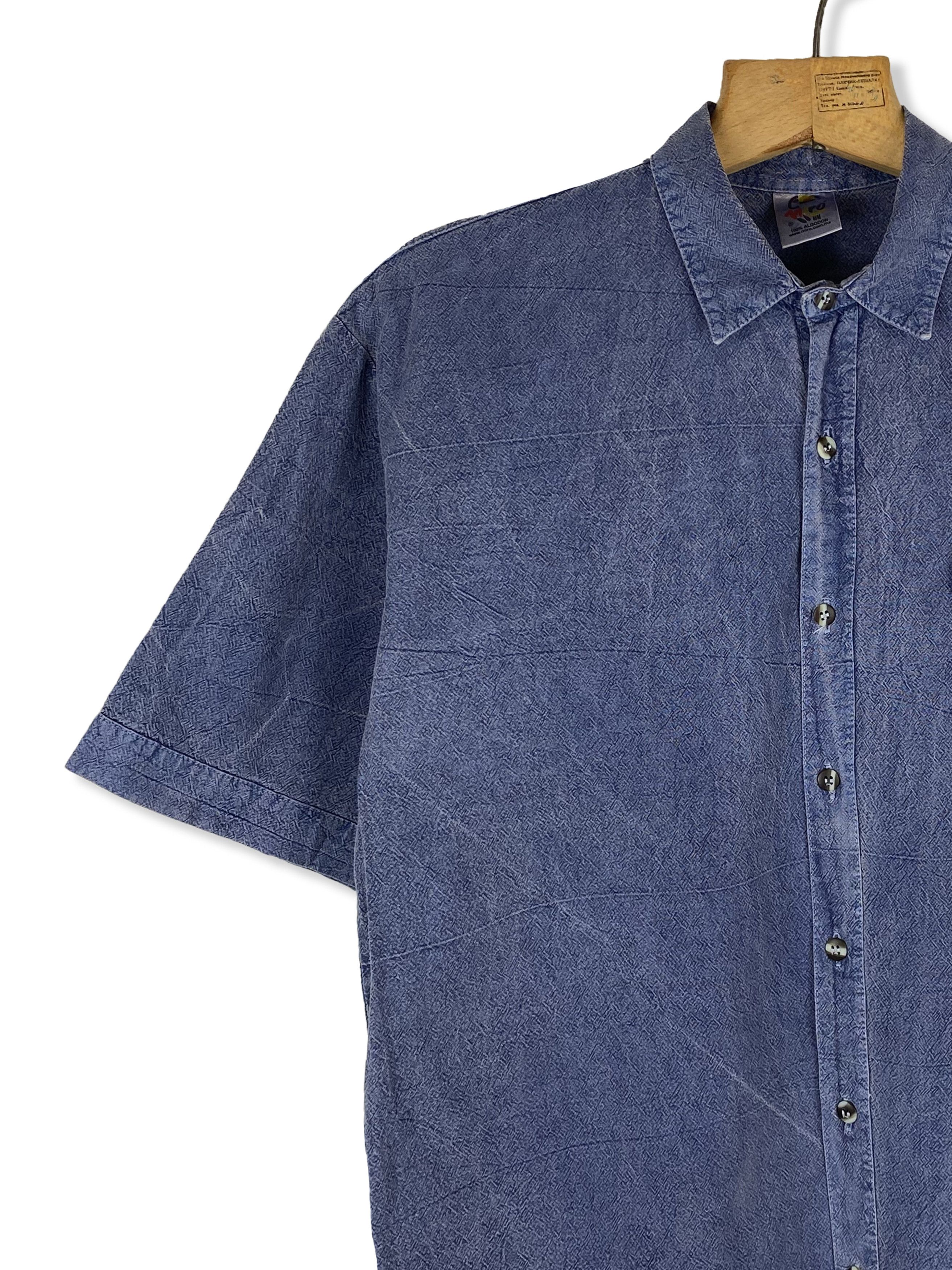Jean Vintage Cozumel Washed Denim Shirt M307 Size US L / EU 52-54 / 3 - 3 Thumbnail