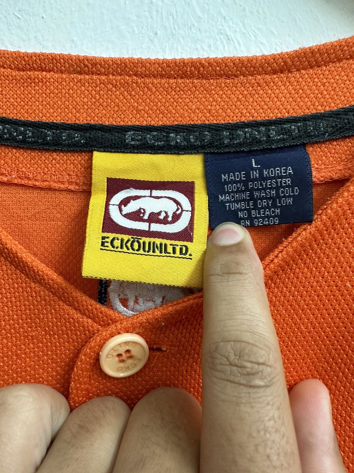 Ecko Unltd. 1972 Ecko Unltd Button Up Streetwear Hip Hop Jersey Size US L / EU 52-54 / 3 - 4 Thumbnail
