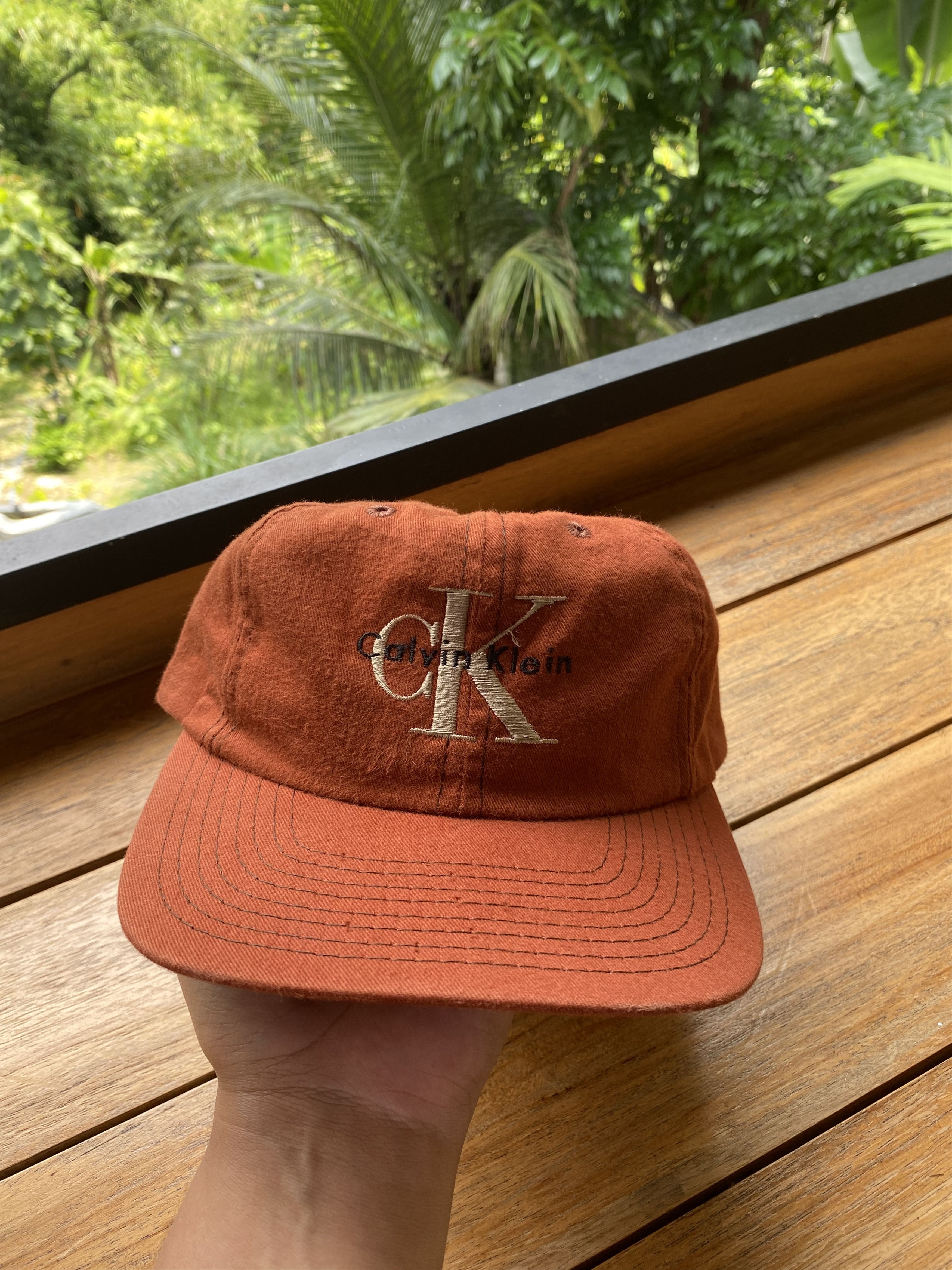 Other Rare vintage calvin klein Orange hat Size ONE SIZE - 1 Thumbnail