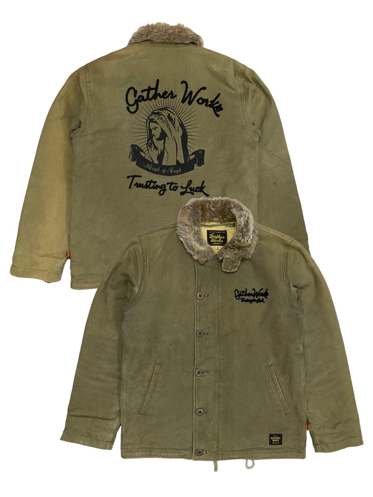 Vintage Vintage Japan Workwear Gather Work Detroit Jacket Size US M / EU 48-50 / 2 - 1 Thumbnail