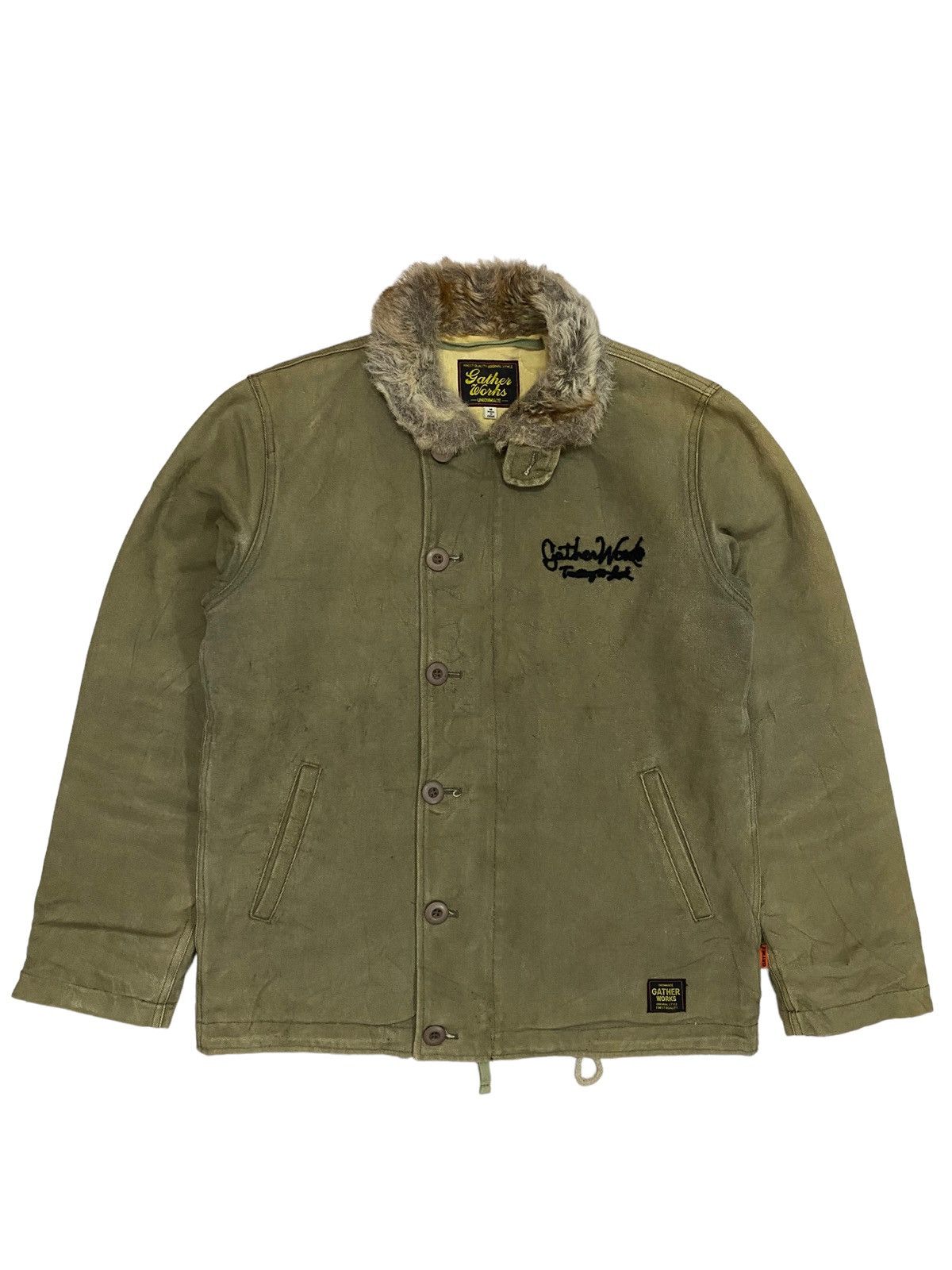 Vintage Vintage Japan Workwear Gather Work Detroit Jacket Size US M / EU 48-50 / 2 - 2 Thumbnail