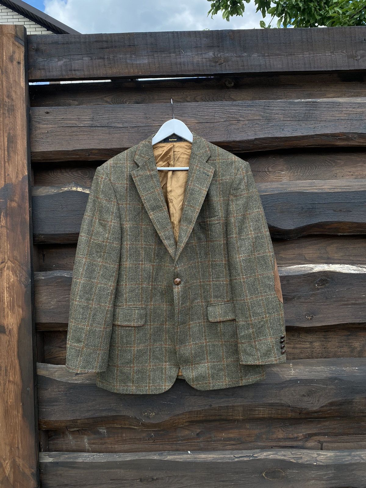 Barbour tweed blazer