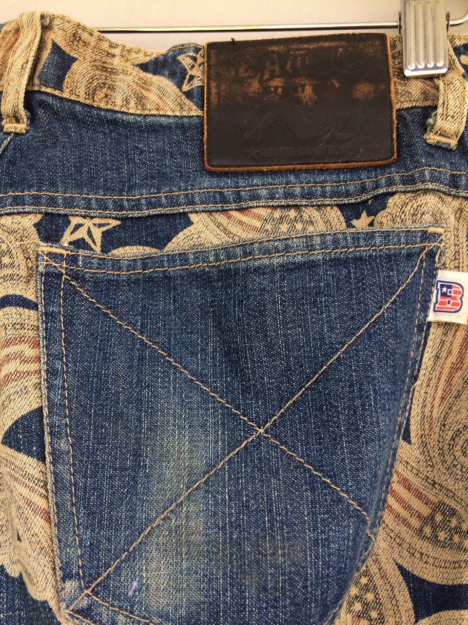 20471120 VINTAGE BAT-SU PATCHWORK DENIM Size US 29 - 6 Thumbnail
