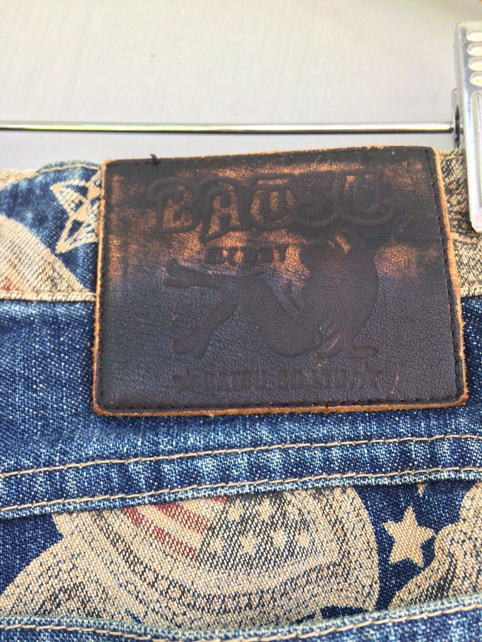 20471120 VINTAGE BAT-SU PATCHWORK DENIM Size US 29 - 7 Thumbnail