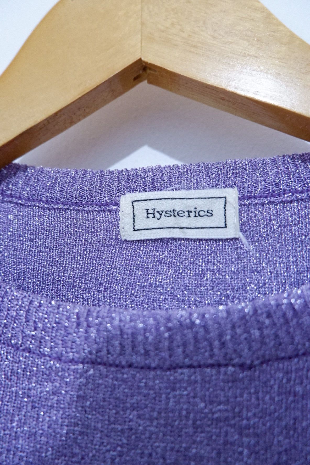 Hysteric Glamour Hysteric Glamour Knitted Silver Lurex LS Womens Size ONE SIZE - 4 Thumbnail