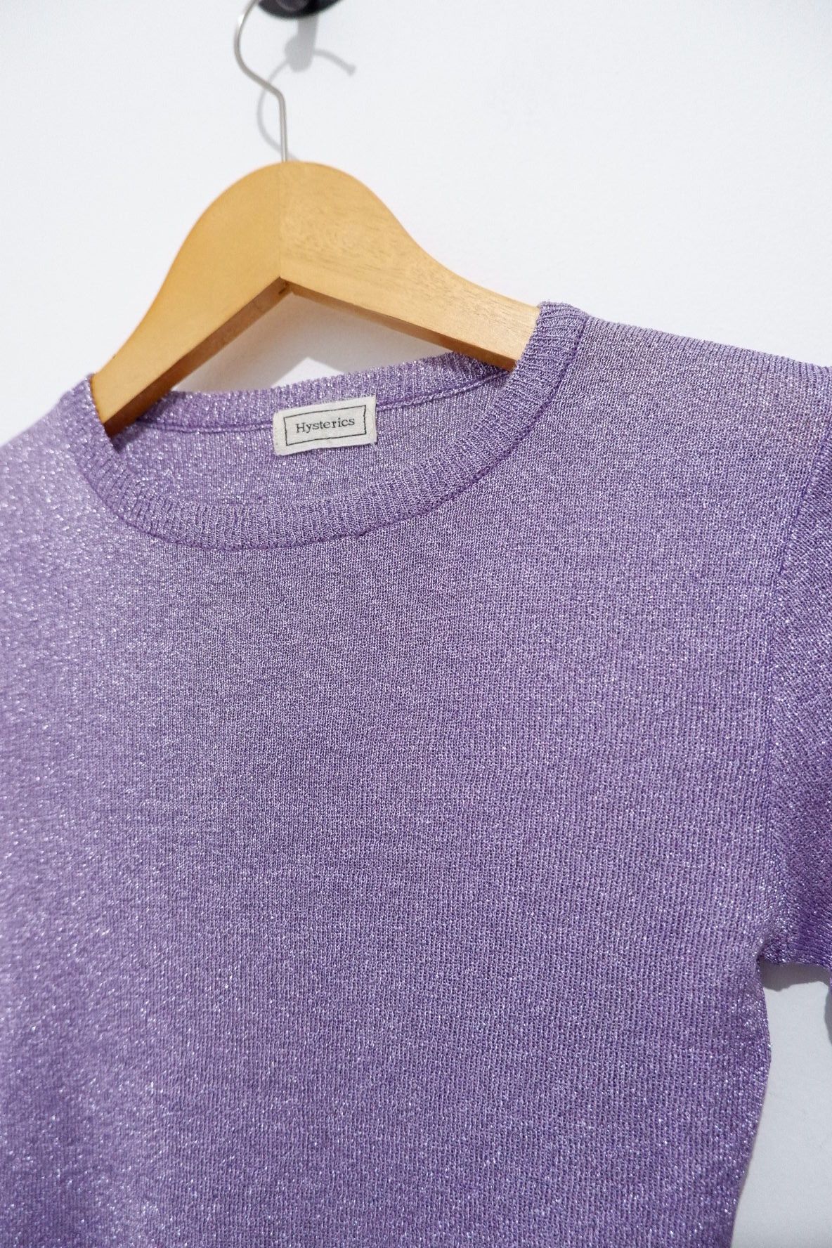 Hysteric Glamour Hysteric Glamour Knitted Silver Lurex LS Womens Size ONE SIZE - 3 Thumbnail