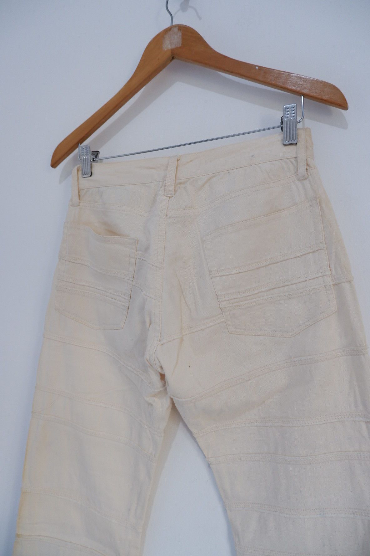 20471120 Edge Rupert Flare Patchwork hagi Pants Size US 29 - 5 Thumbnail