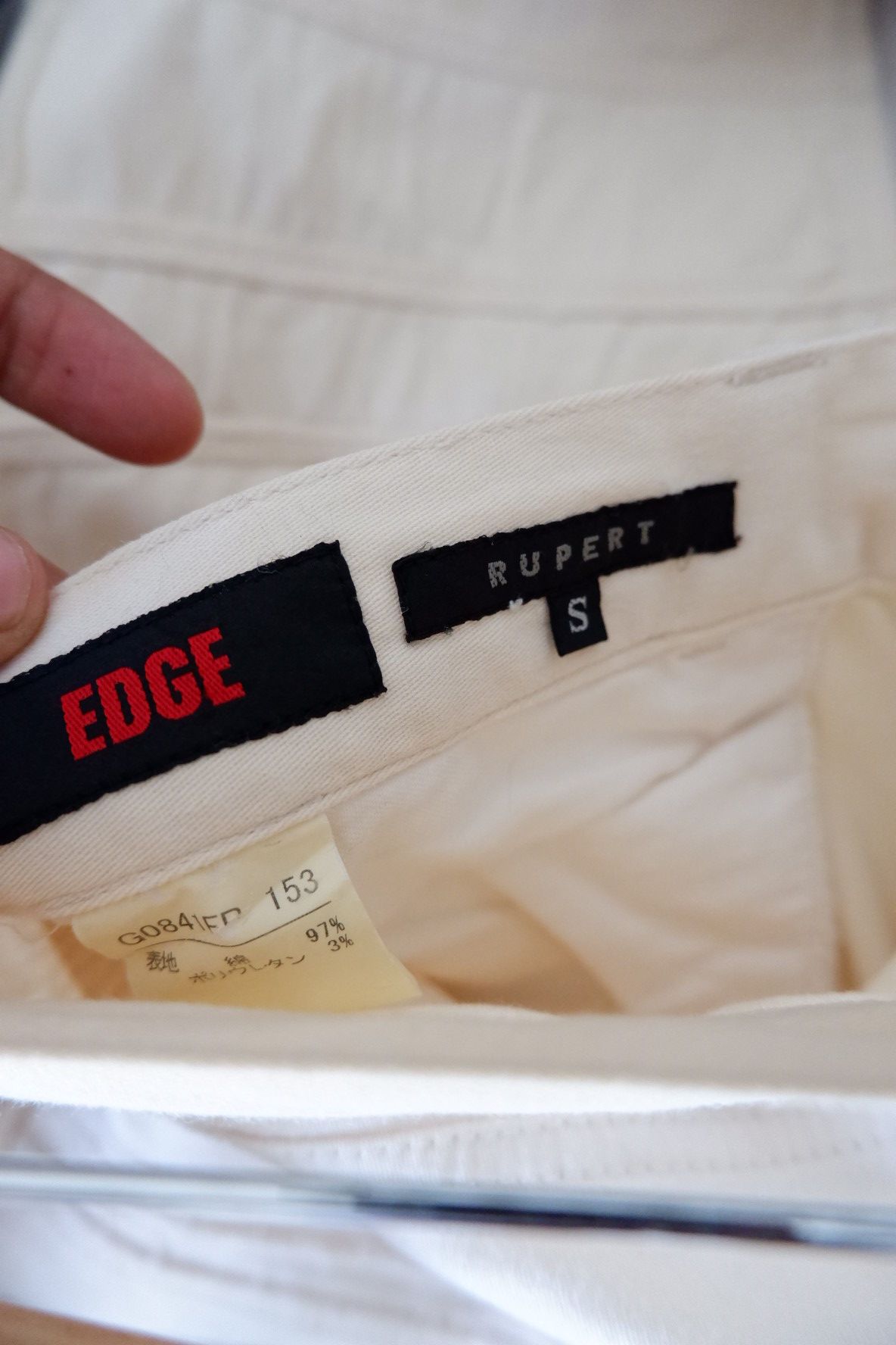20471120 Edge Rupert Flare Patchwork hagi Pants Size US 29 - 6 Thumbnail