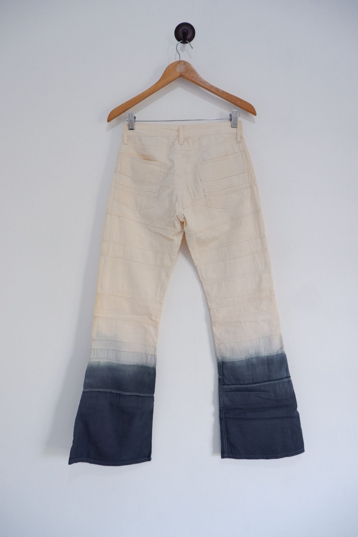 20471120 Edge Rupert Flare Patchwork hagi Pants Size US 29 - 2 Thumbnail