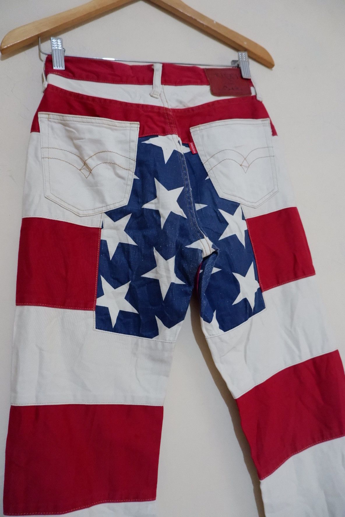Hysteric Glamour Vintage Hysteric Glamour Kinky American Flag Jeans Flare Size US 27 - 3 Thumbnail