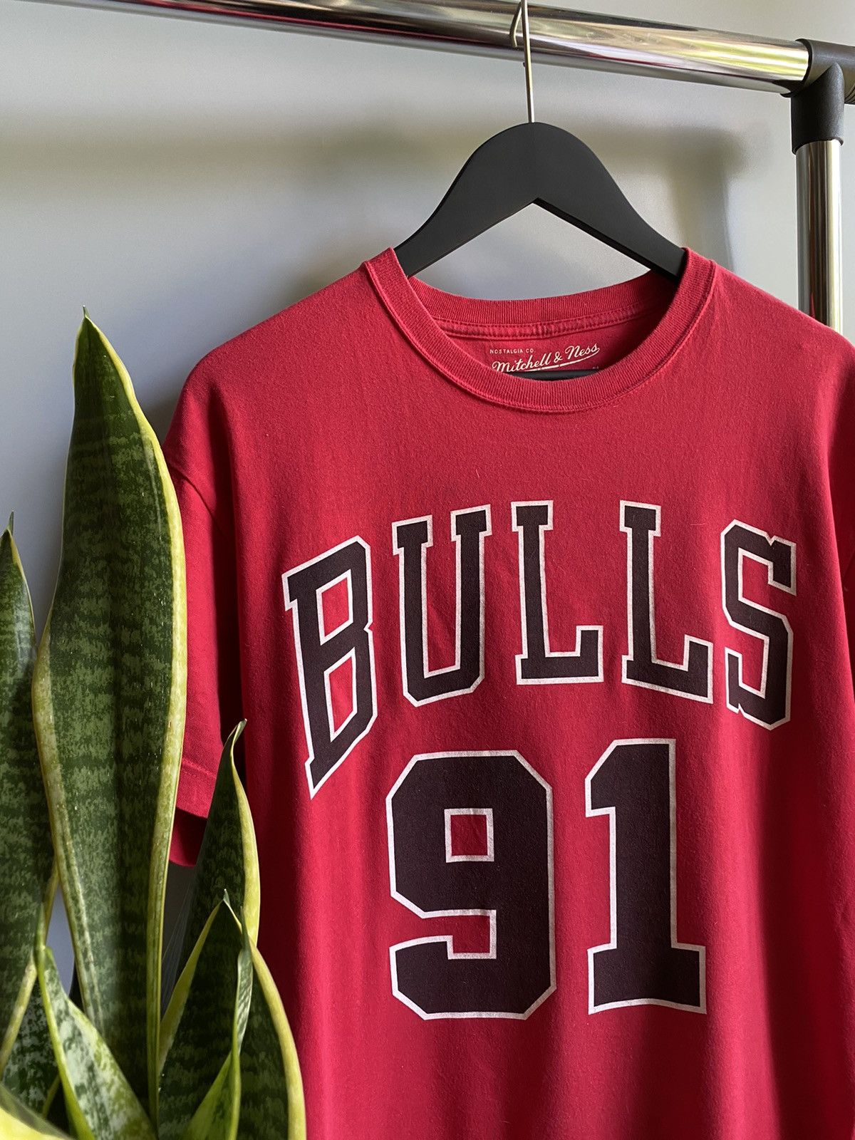 Mitchell & Ness × NBA Mitchell&Ness Chicago Bulls #91 Rodman T Shirt Size US M / EU 48-50 / 2 - 5 Thumbnail