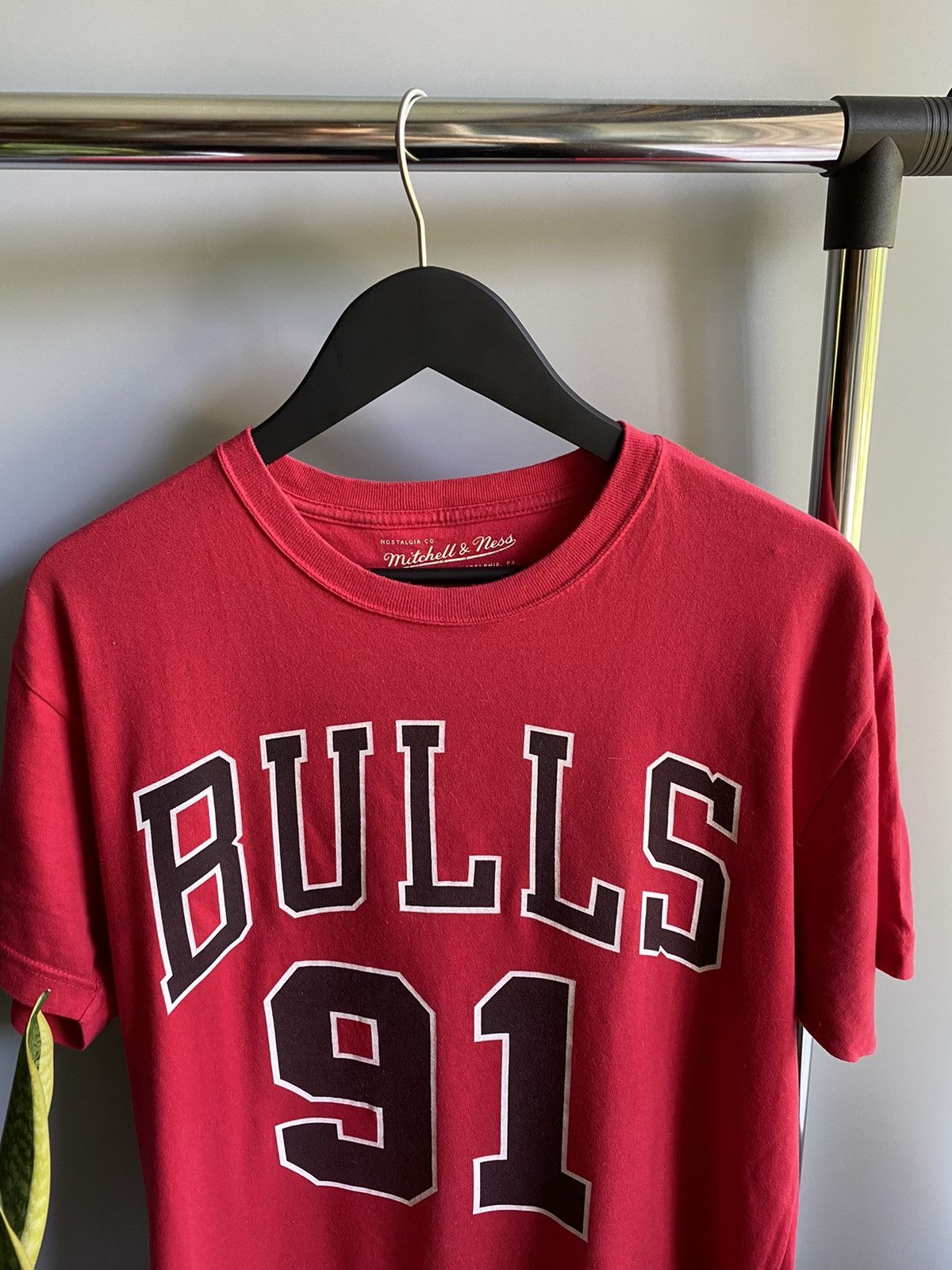Mitchell & Ness × NBA Mitchell&Ness Chicago Bulls #91 Rodman T Shirt Size US M / EU 48-50 / 2 - 10 Thumbnail
