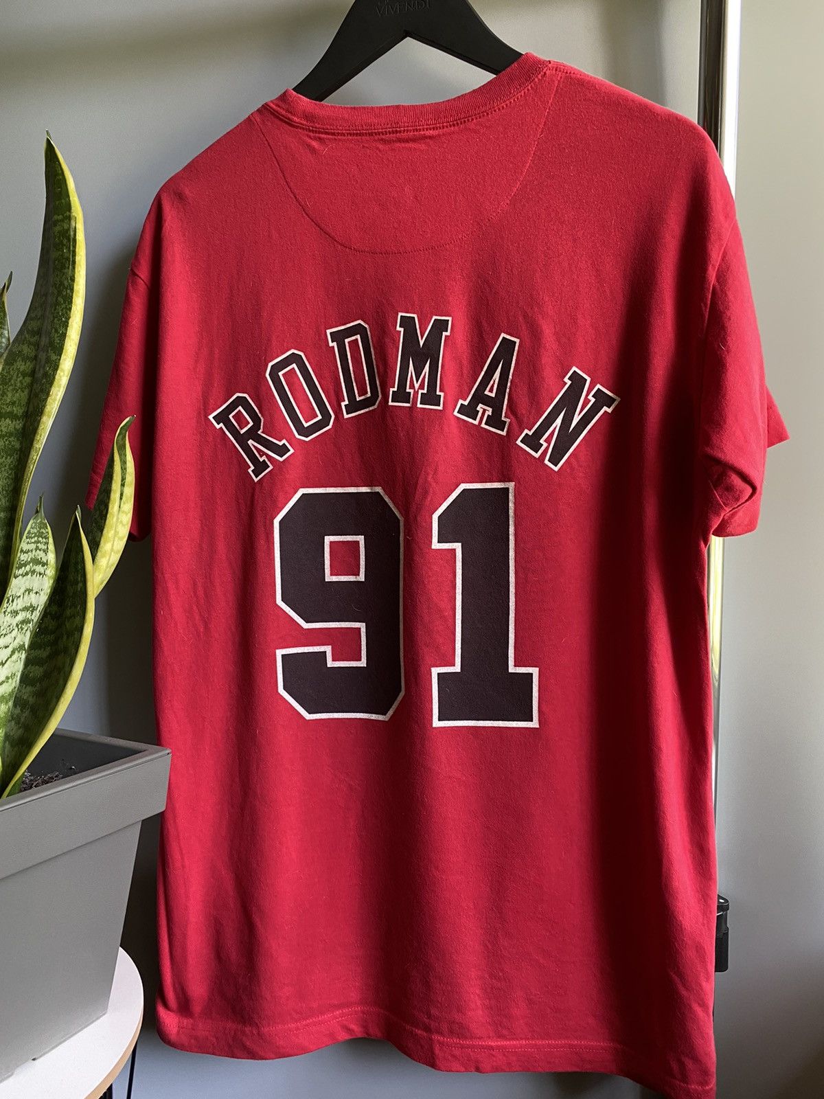 Mitchell & Ness × NBA Mitchell&Ness Chicago Bulls #91 Rodman T Shirt Size US M / EU 48-50 / 2 - 13 Thumbnail