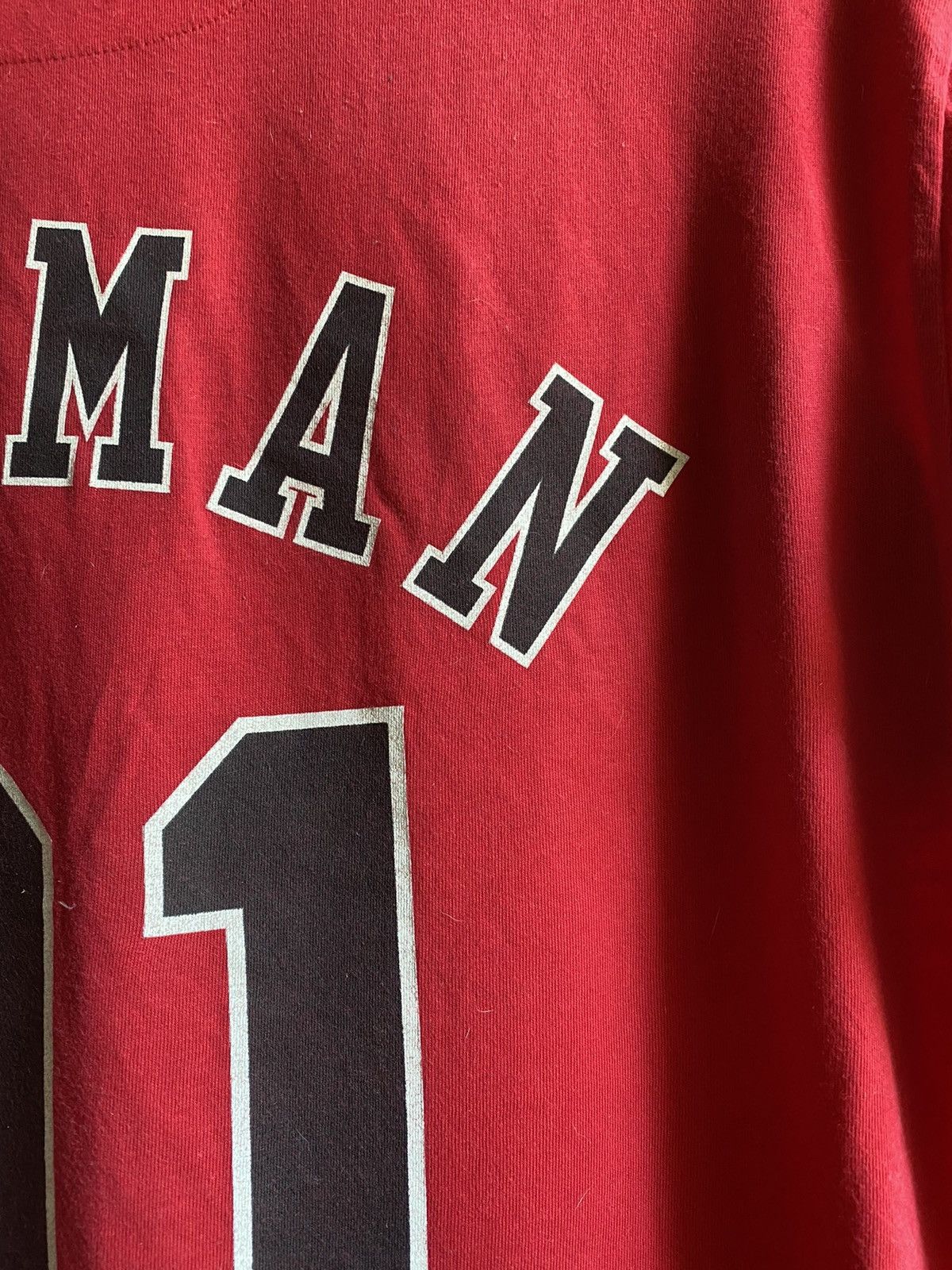Mitchell & Ness × NBA Mitchell&Ness Chicago Bulls #91 Rodman T Shirt Size US M / EU 48-50 / 2 - 18 Thumbnail
