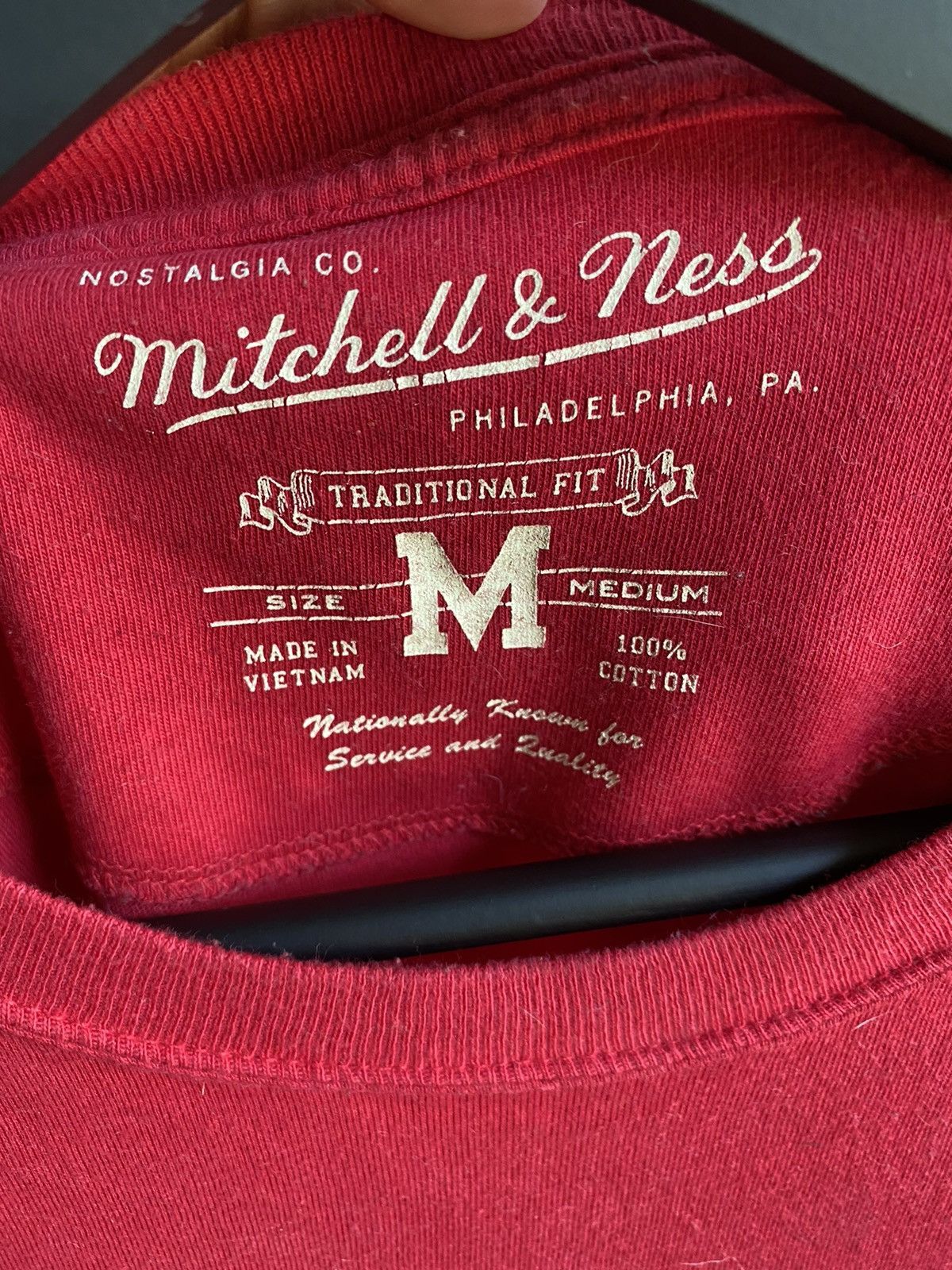 Mitchell & Ness × NBA Mitchell&Ness Chicago Bulls #91 Rodman T Shirt Size US M / EU 48-50 / 2 - 11 Thumbnail