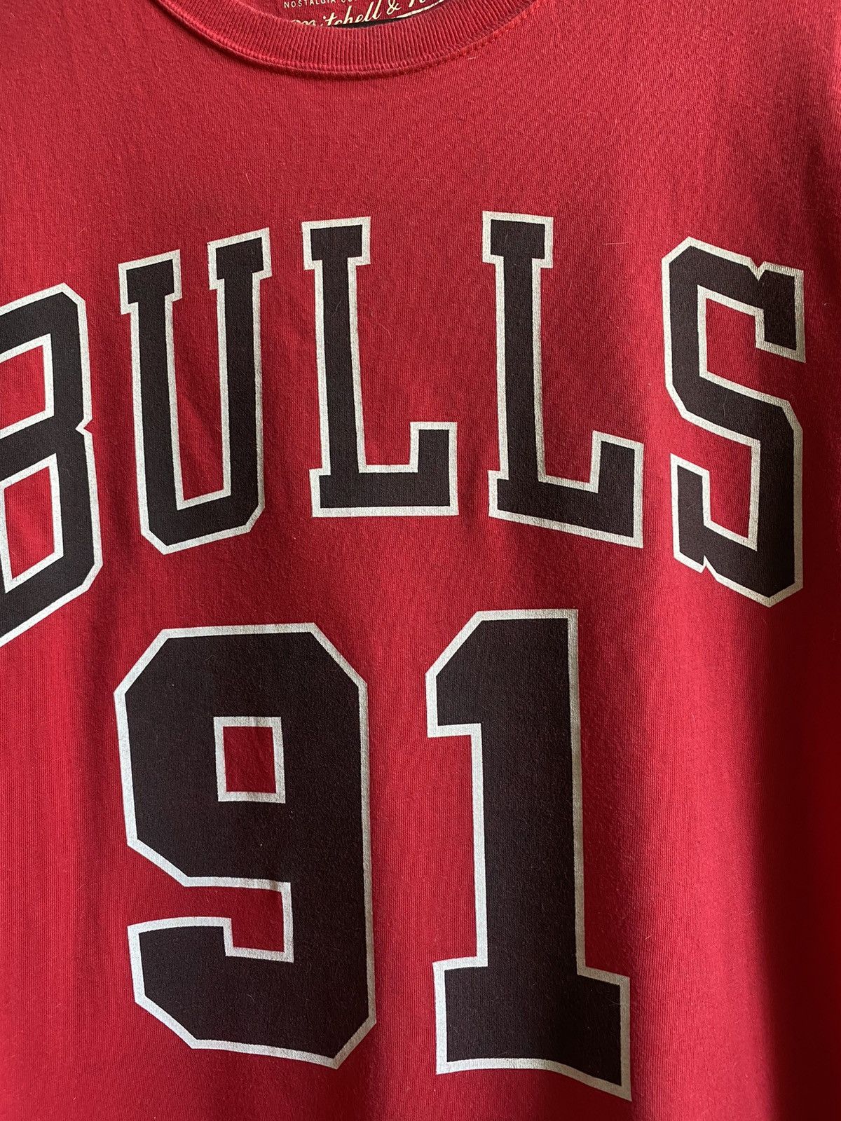 Mitchell & Ness × NBA Mitchell&Ness Chicago Bulls #91 Rodman T Shirt Size US M / EU 48-50 / 2 - 6 Thumbnail