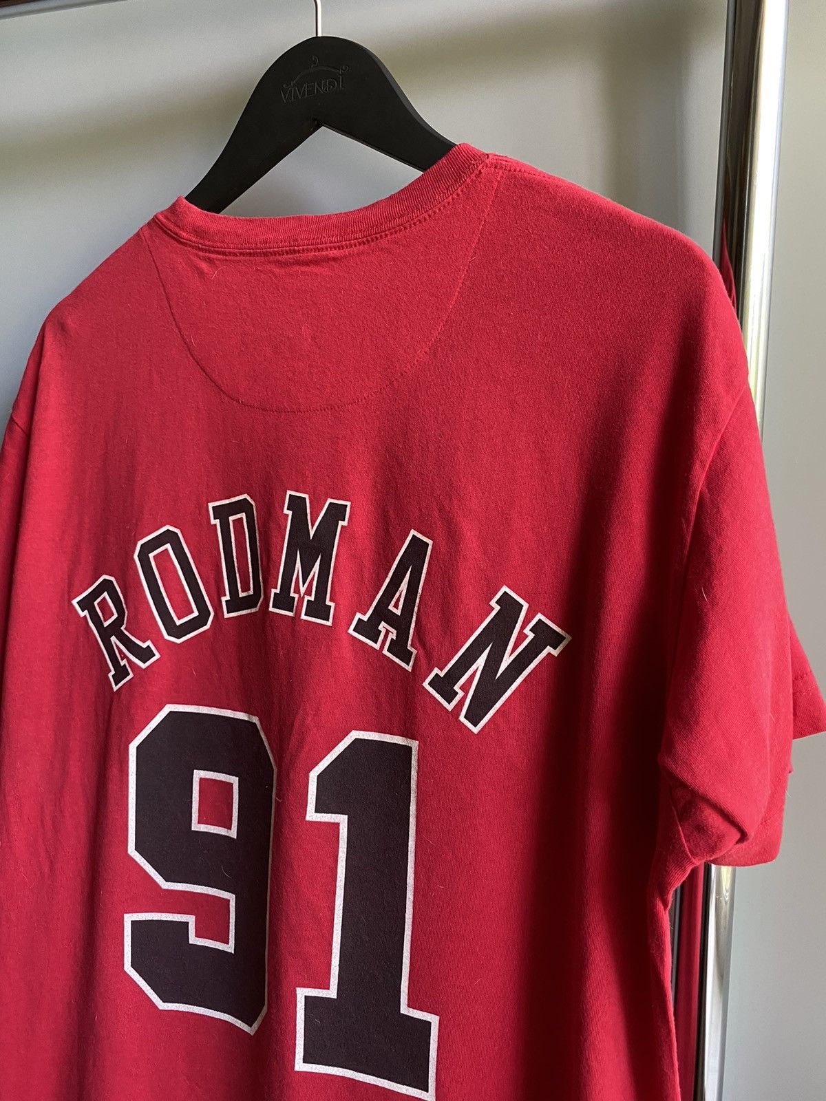 Mitchell & Ness × NBA Mitchell&Ness Chicago Bulls #91 Rodman T Shirt Size US M / EU 48-50 / 2 - 15 Thumbnail