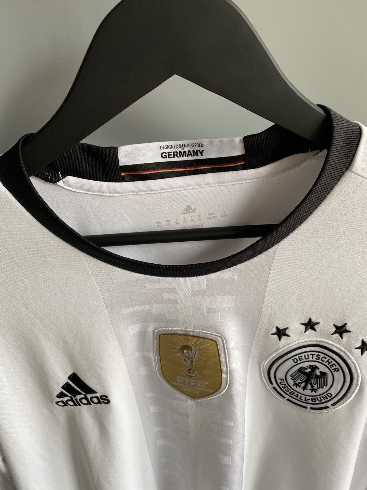 Adidas × Vintage Adidas Germany Home football shirt 2016 -17 Soccer Jersey Size US XL / EU 56 / 4 - 5 Thumbnail
