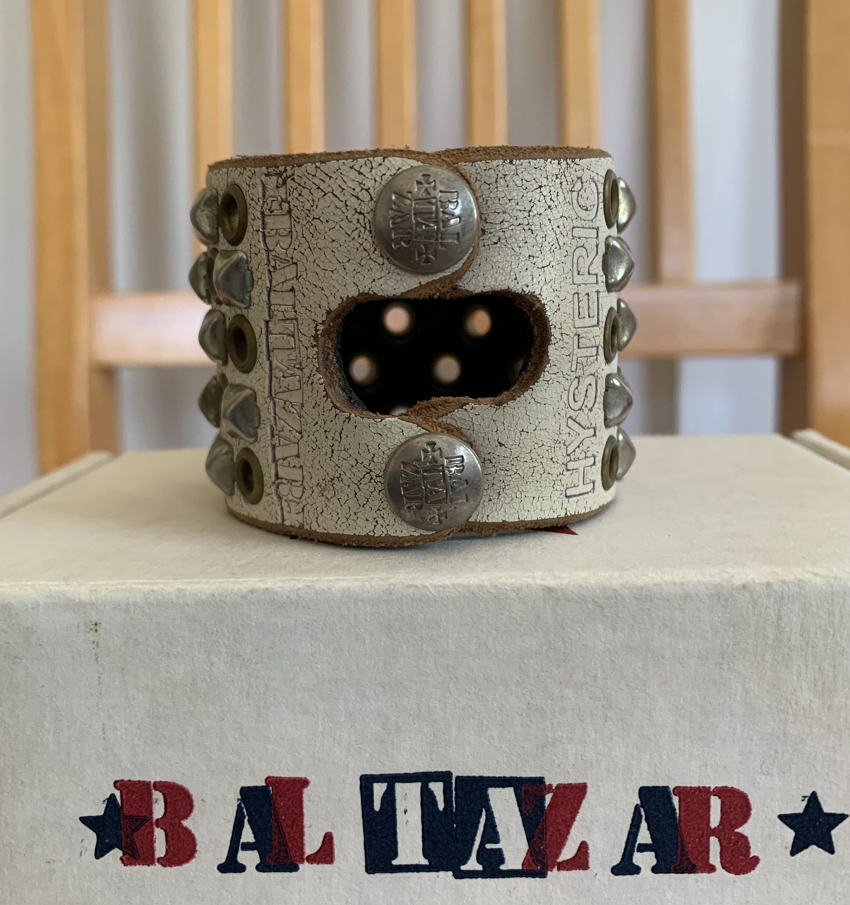 Hysteric Glamour x Baltazar Studded Leather Bracelet + Box