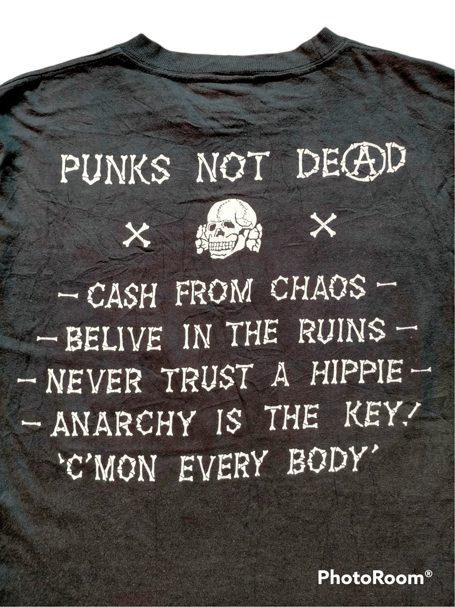Vintage Vintage Punk Skeleton Long sleeve tee Size US S / EU 44-46 / 1 - 4 Thumbnail