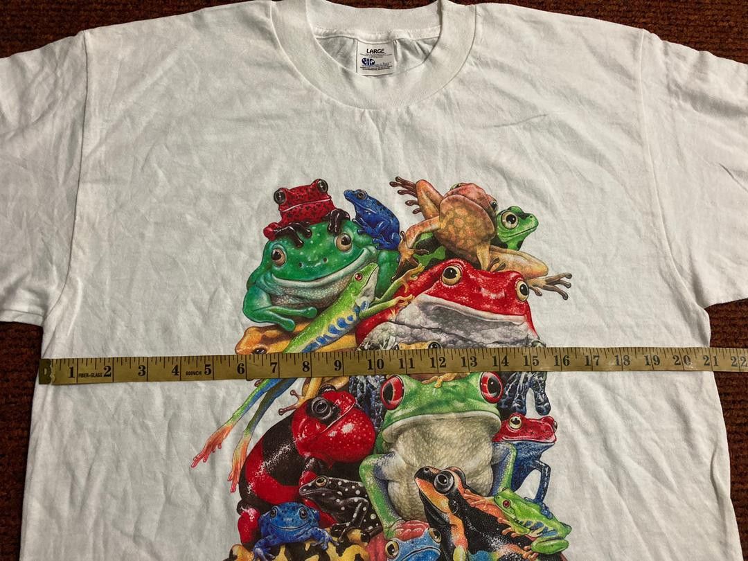 Habitat × Vintage Vintage 90s habitat frog print tee Size US L / EU 52-54 / 3 - 5 Thumbnail