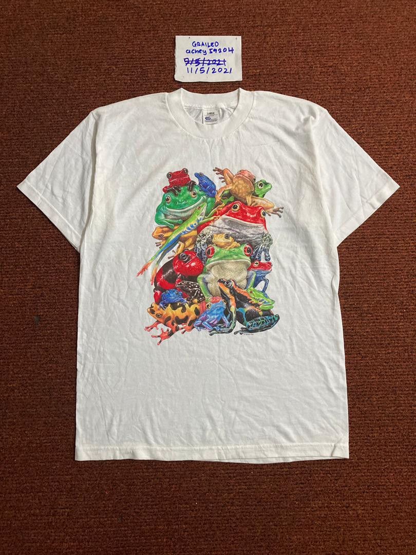 Habitat × Vintage Vintage 90s habitat frog print tee Size US L / EU 52-54 / 3 - 1 Thumbnail