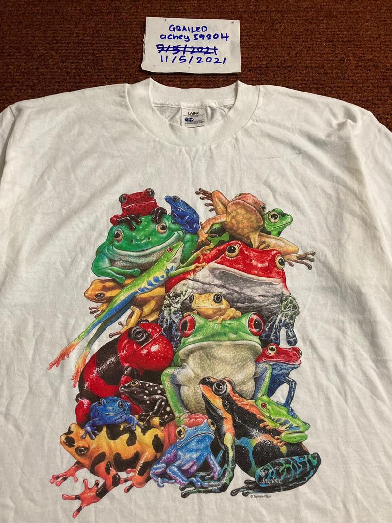 Habitat × Vintage Vintage 90s habitat frog print tee Size US L / EU 52-54 / 3 - 2 Thumbnail