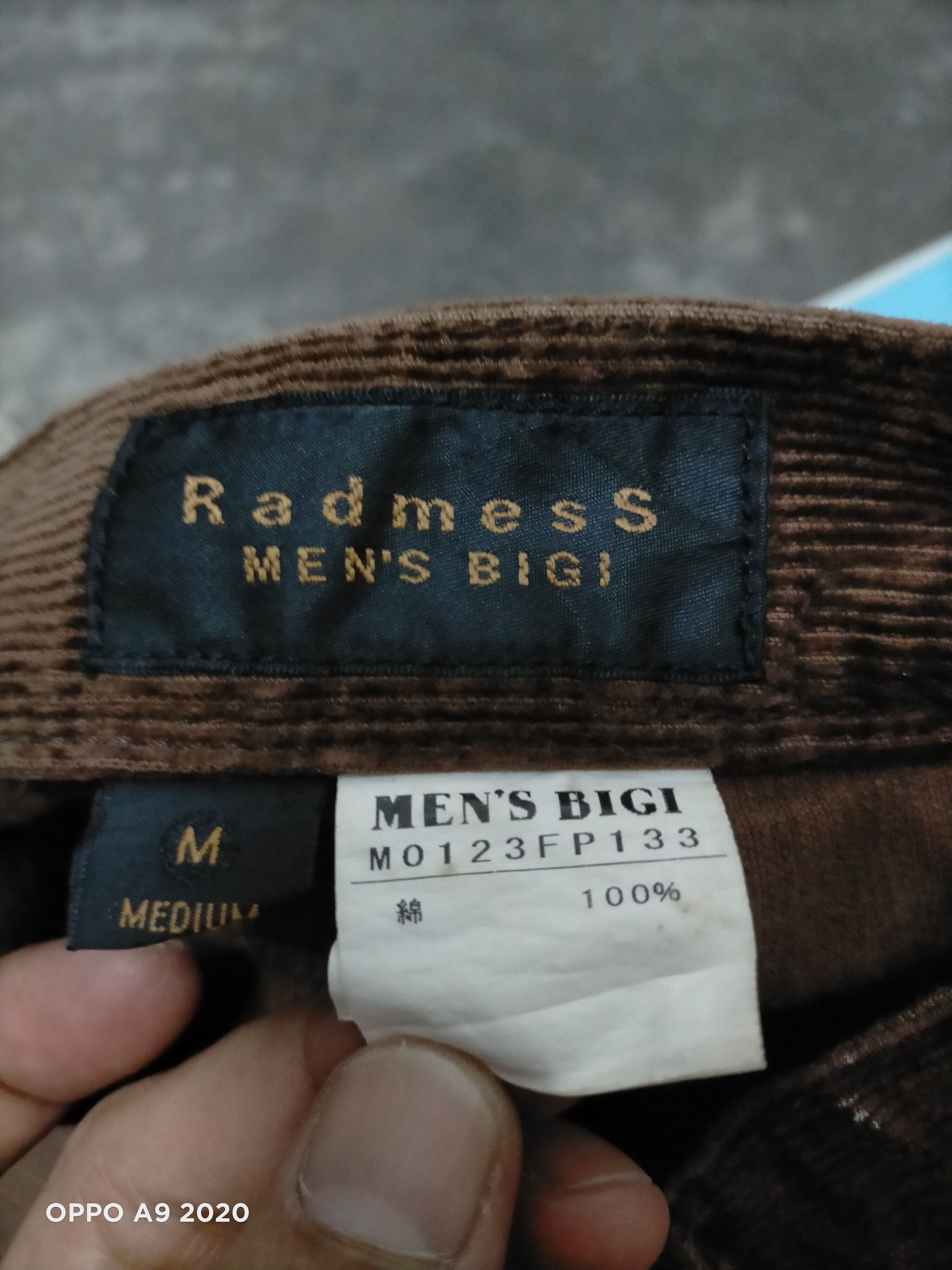 Japanese Brand Radmess Mens Bigi Codroy Bush Pants Size US 31 - 14 Thumbnail