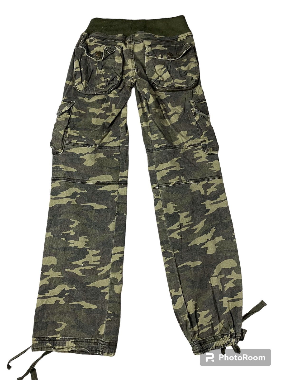 Vintage ❗️SALE❗️Vintage Upper Freak Cargo Tactical Camo Bondage Pant Size 28" / US 6 / IT 42 - 15 Thumbnail