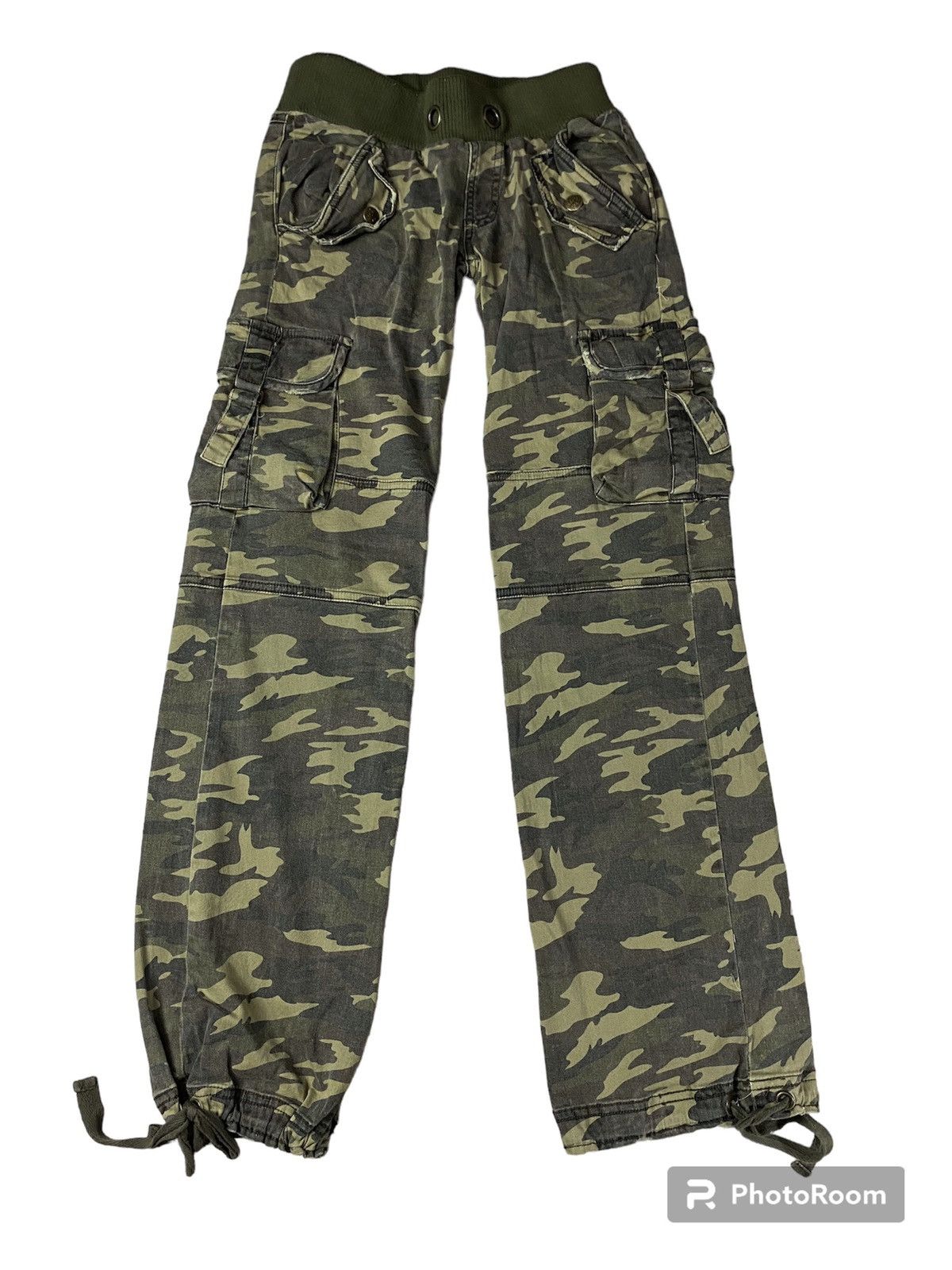 Vintage ❗️SALE❗️Vintage Upper Freak Cargo Tactical Camo Bondage Pant Size 28" / US 6 / IT 42 - 13 Thumbnail