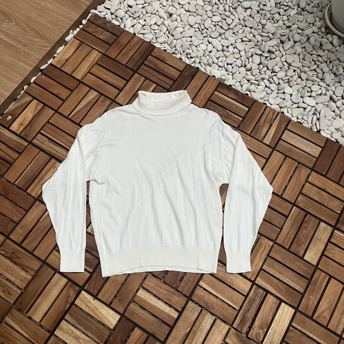 Christian Dior Monsieur × Vintage Authentic Rool Neck Knitwear Christian Dior Sports Embrodery Size M / US 6-8 / IT 42-44 - 3 Thumbnail