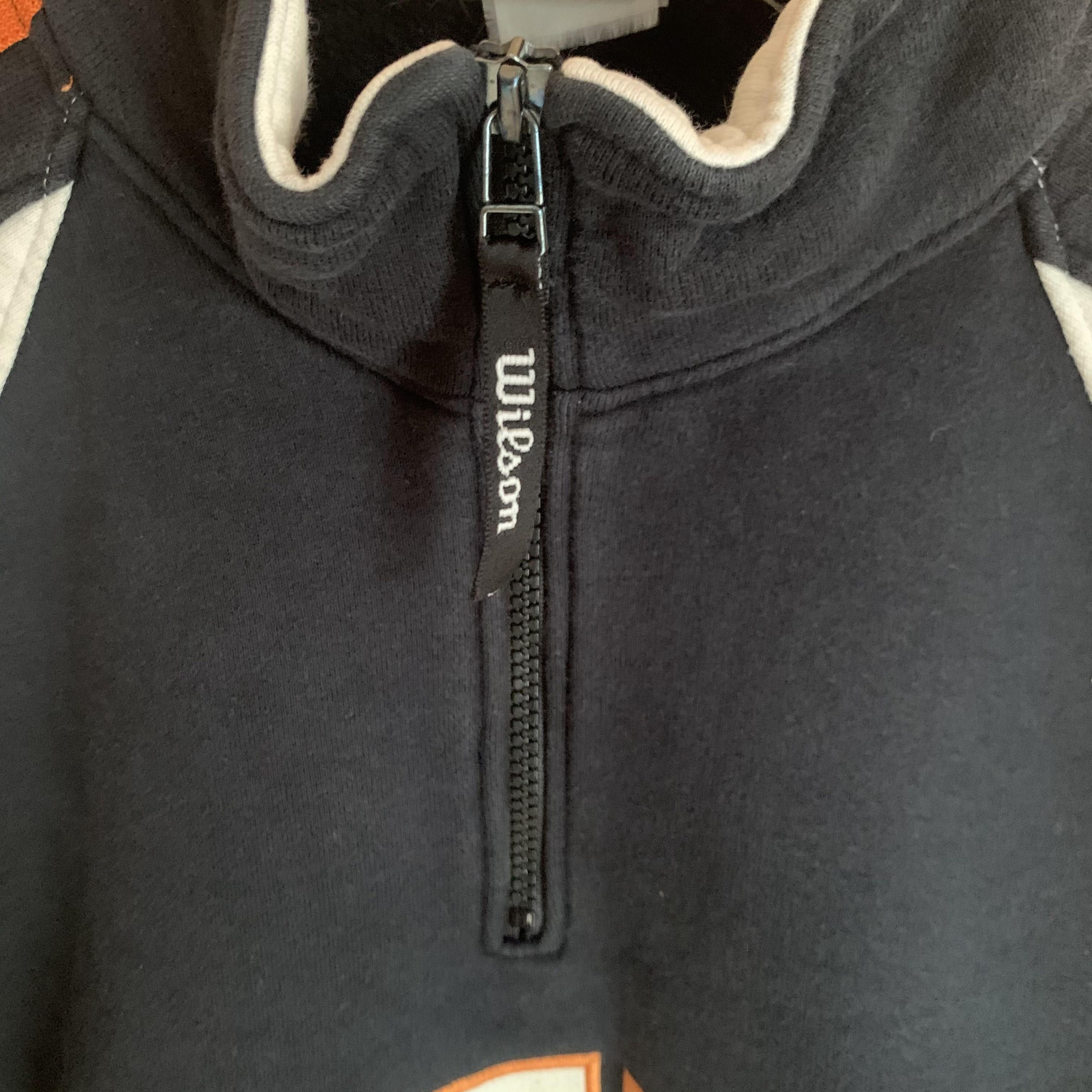 Vintage Vtg WILSON Tennis Big Logo Spell Out Sweatshirt Size US XL / EU 56 / 4 - 4 Thumbnail